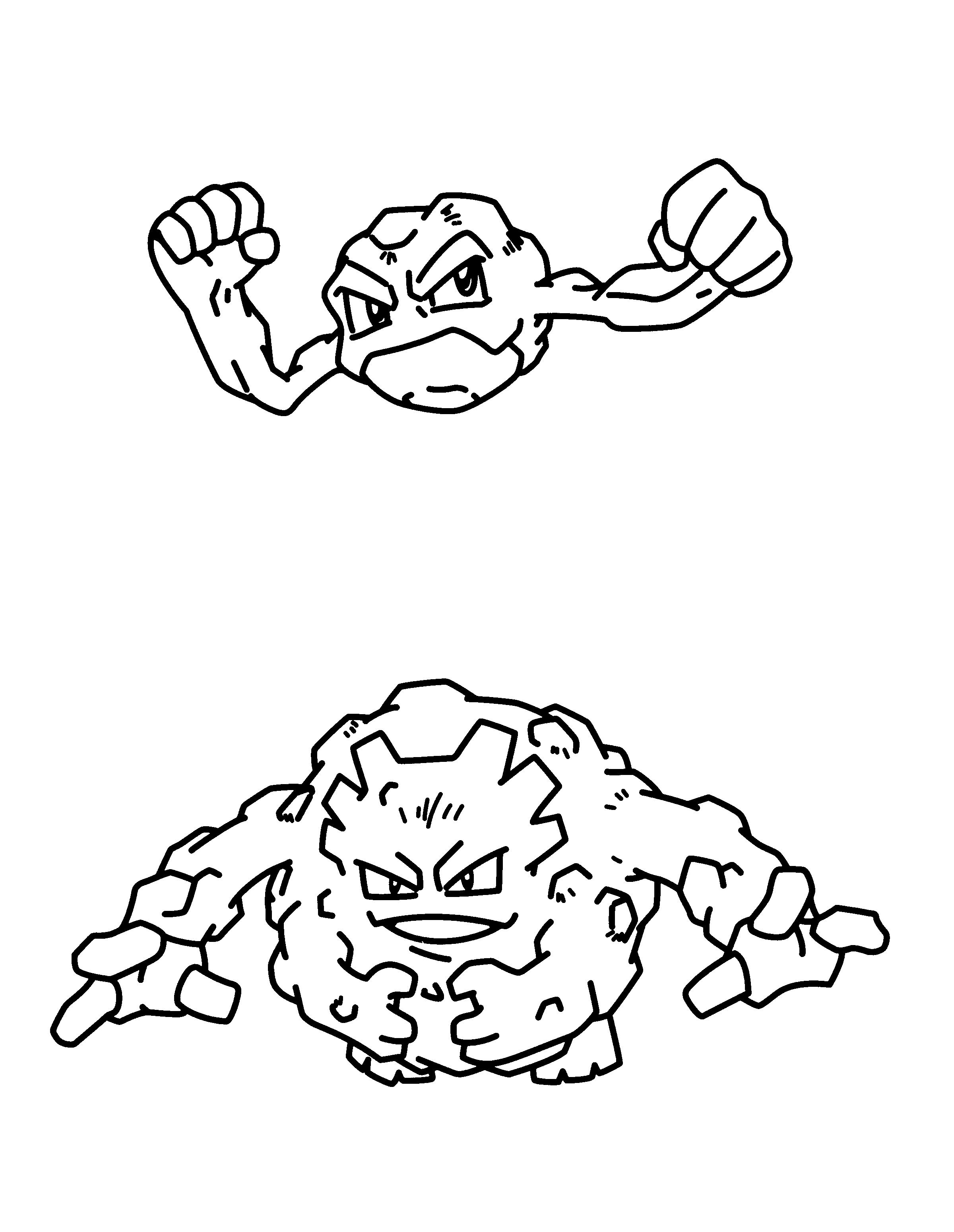 Pokemon advanced coloring pages