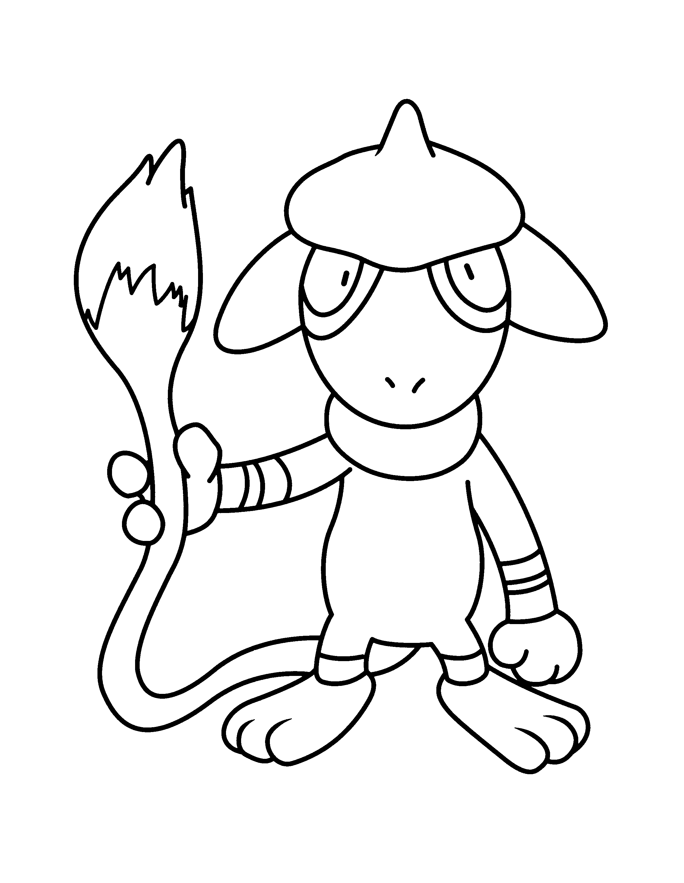 Pokemon advanced coloring pages