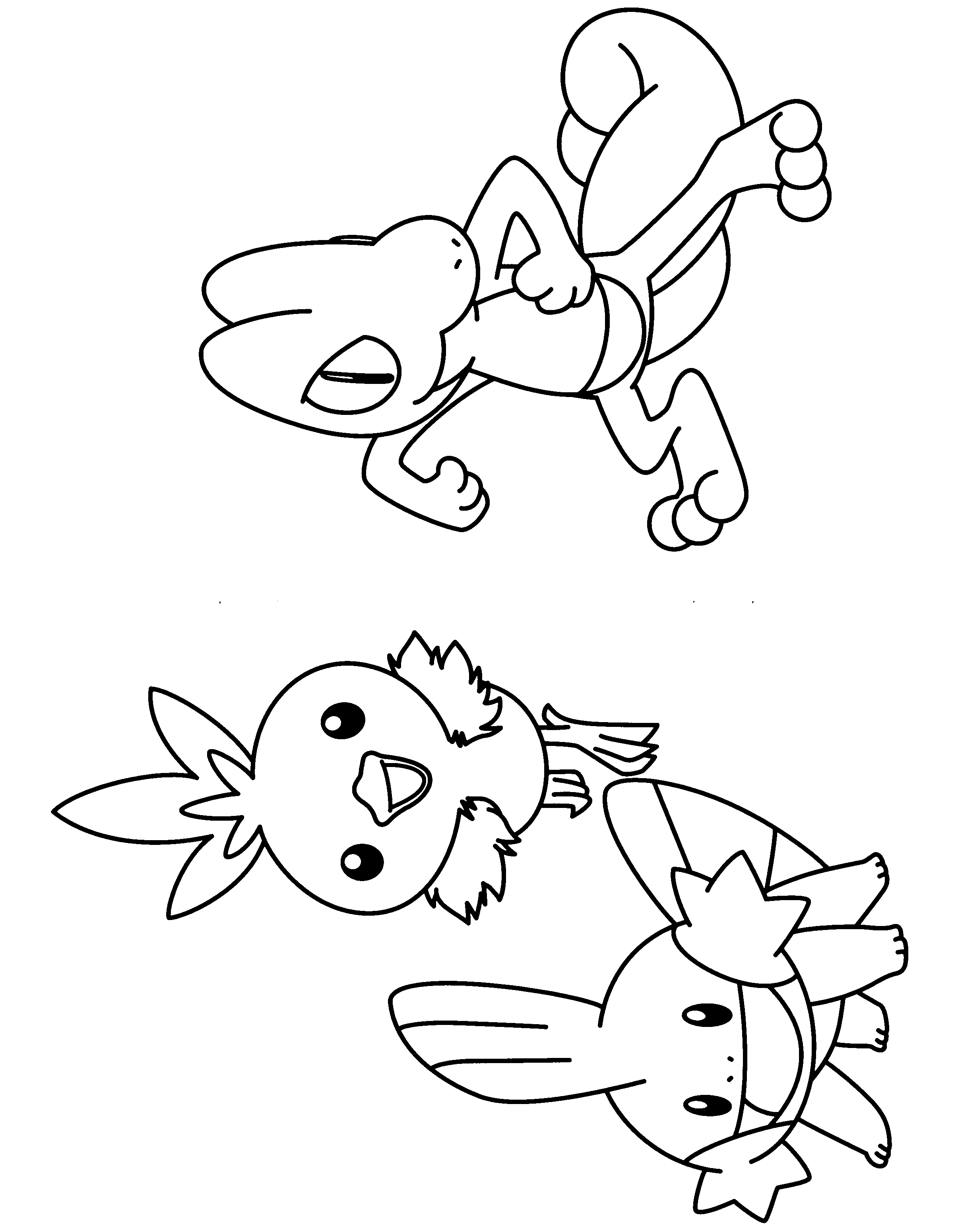 Pokemon advanced coloring pages