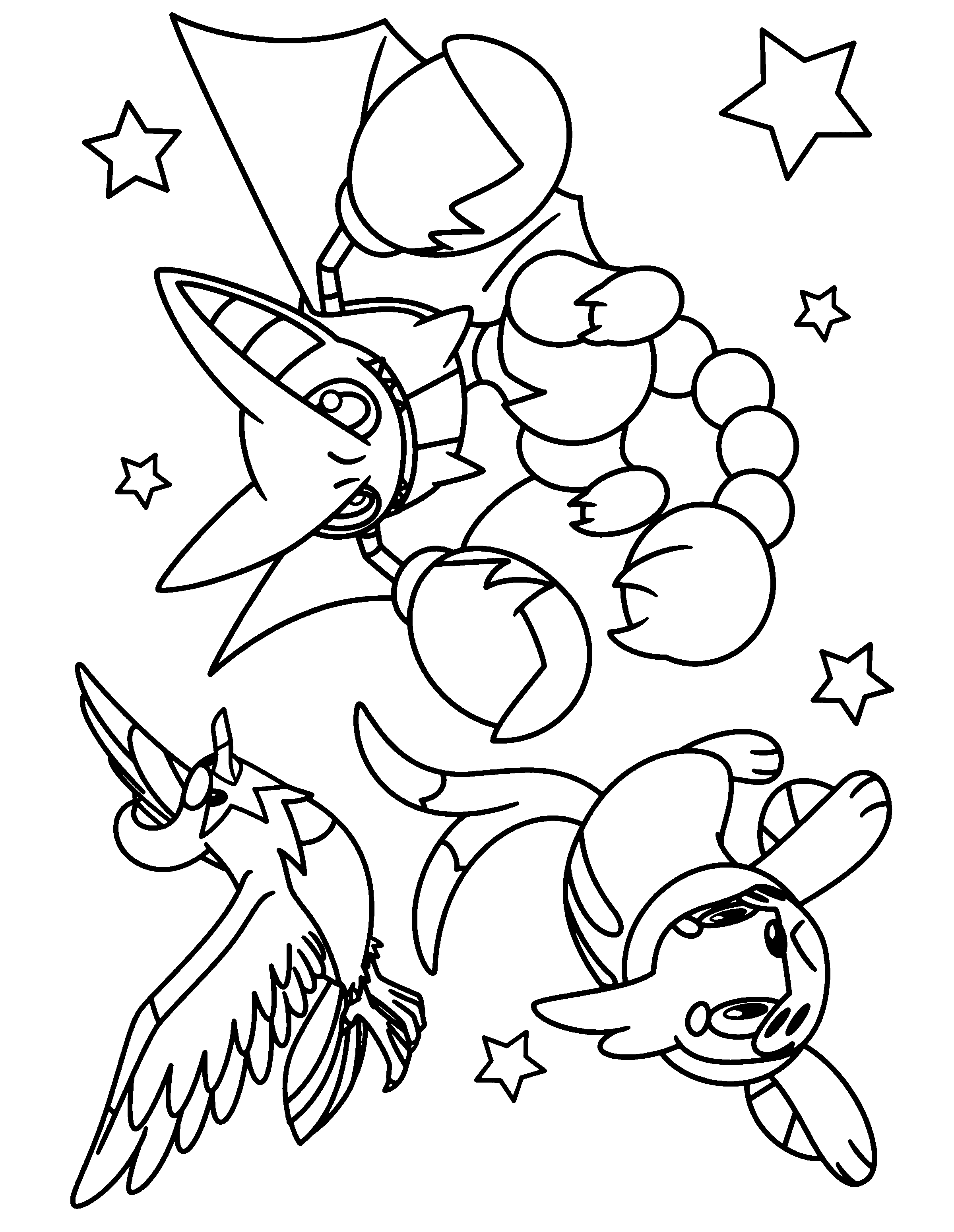 Pokemon diamond pearl coloring pages