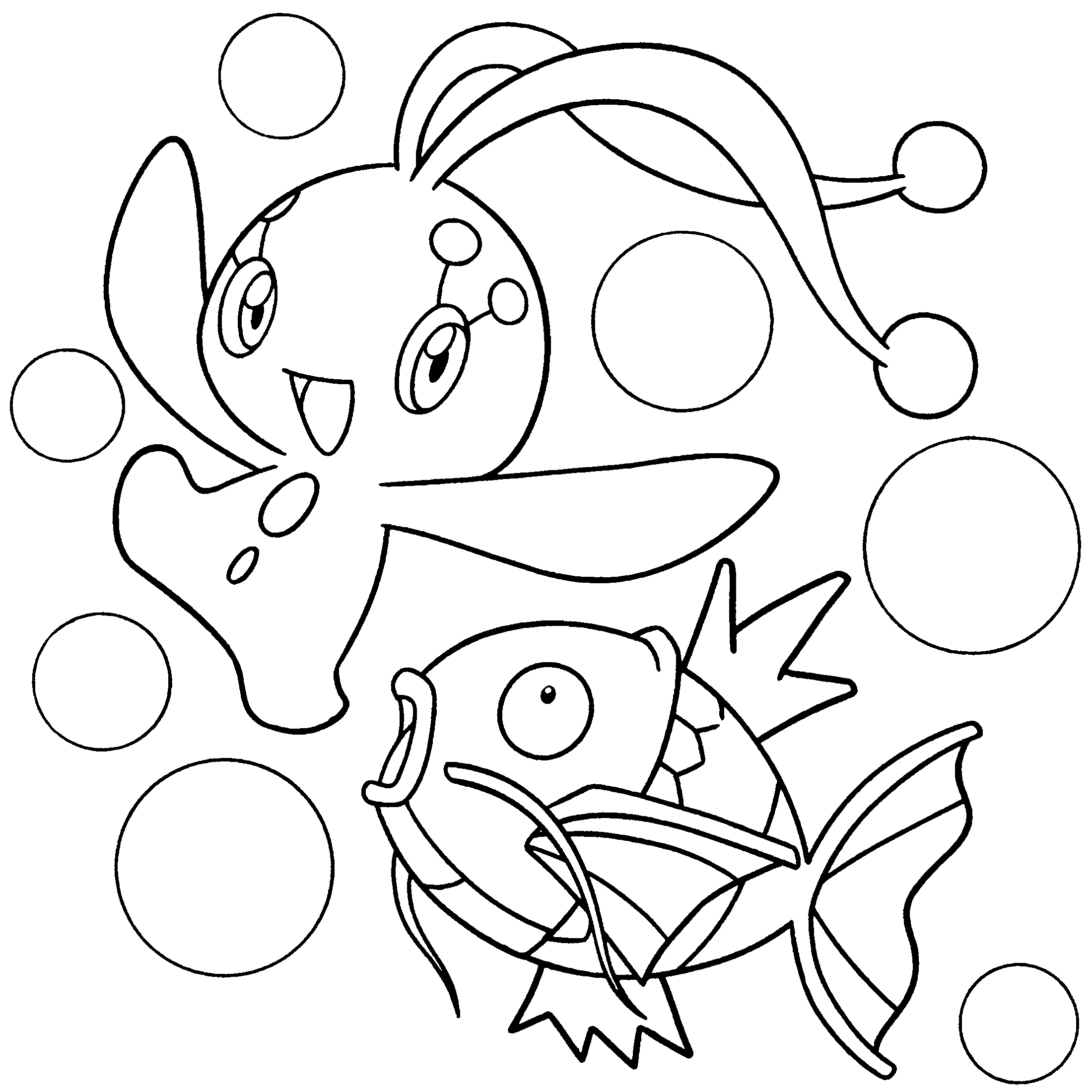 Pokemon diamond pearl coloring pages