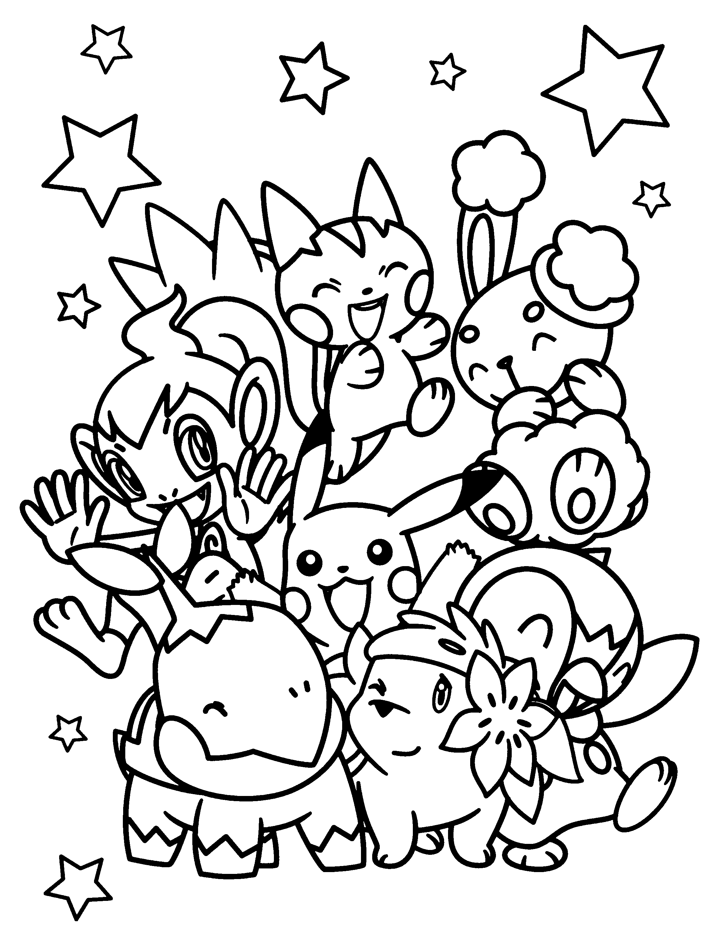 Pokemon diamond pearl coloring pages