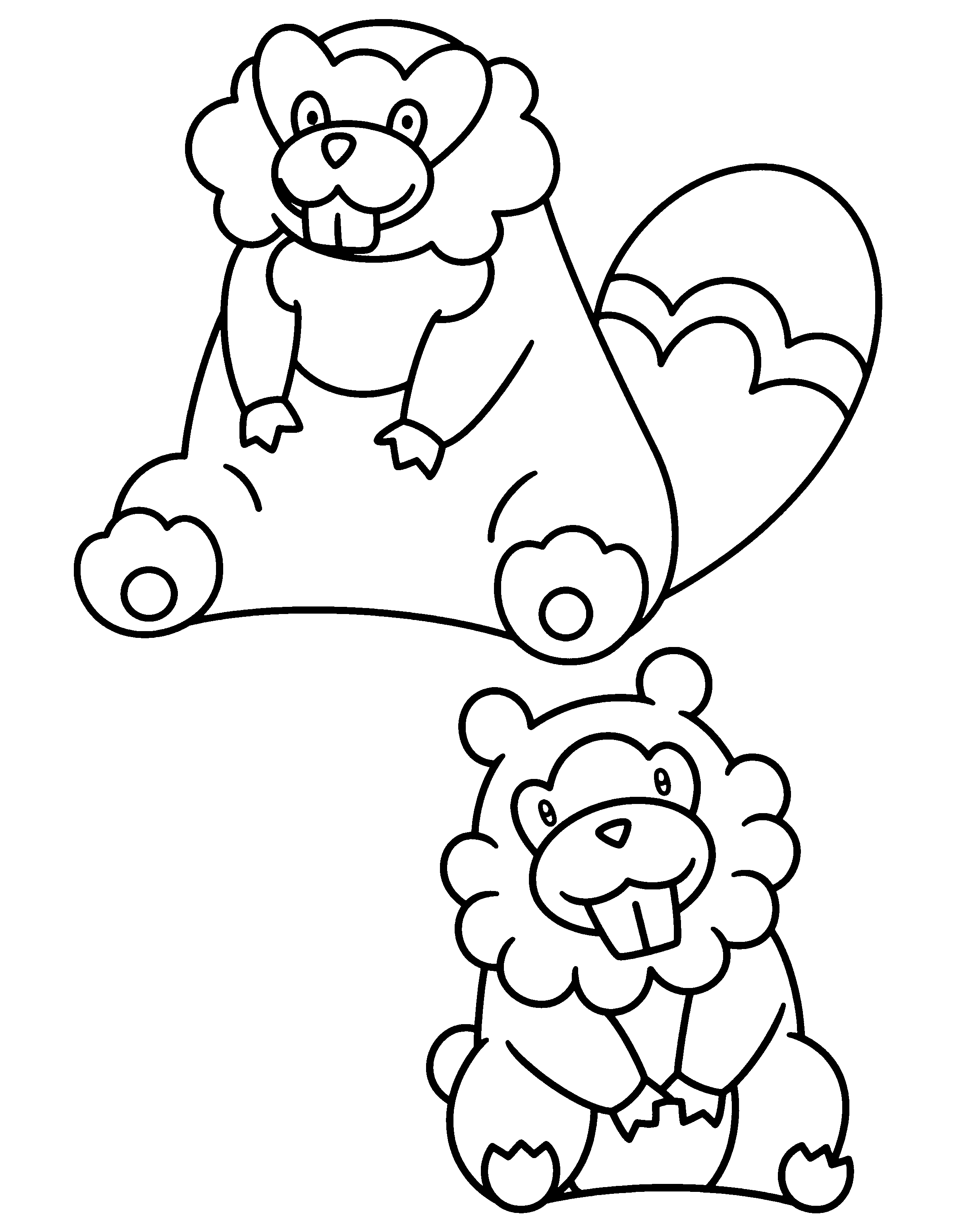 Pokemon diamond pearl coloring pages