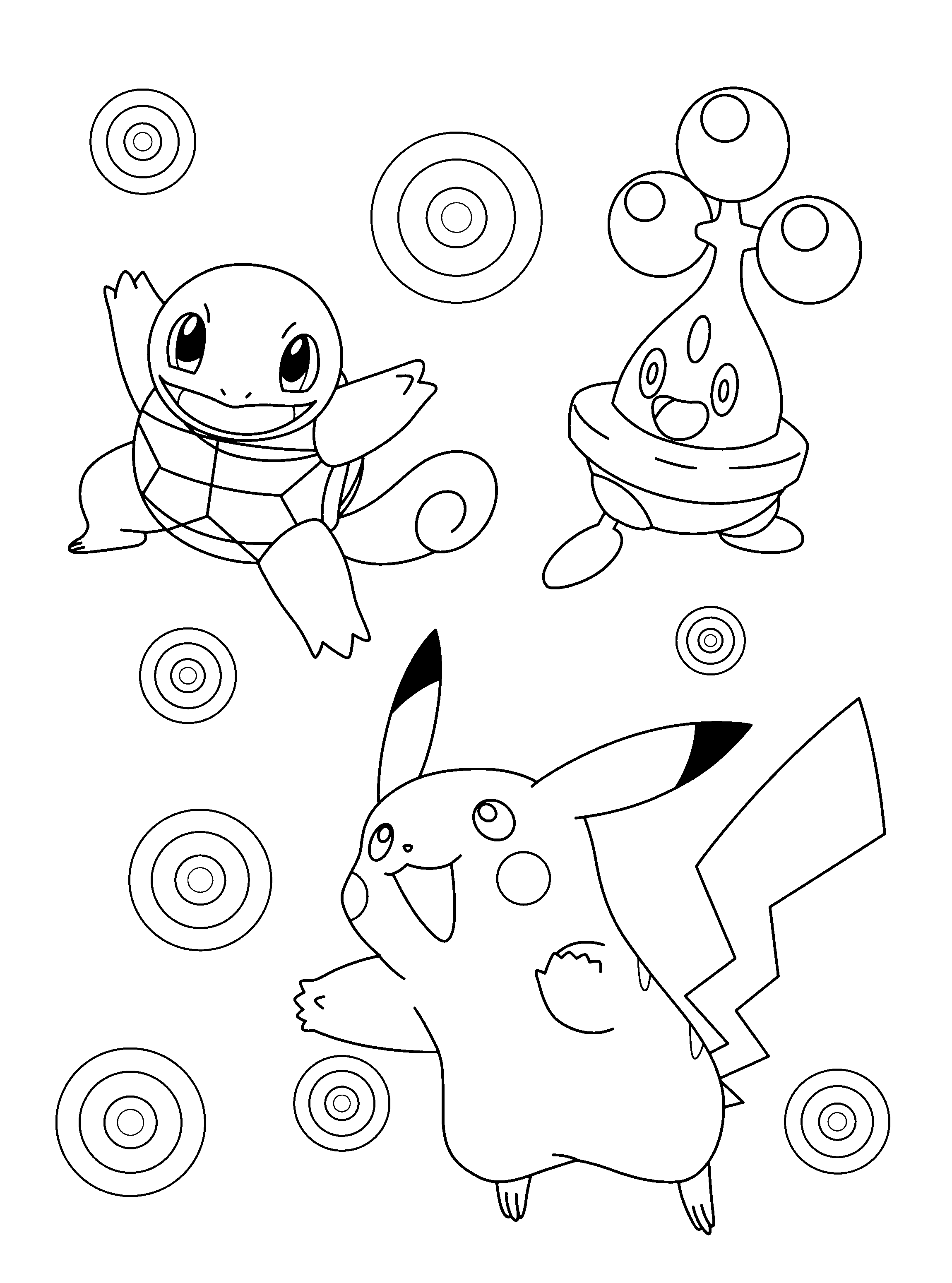 Pokemon diamond pearl coloring pages