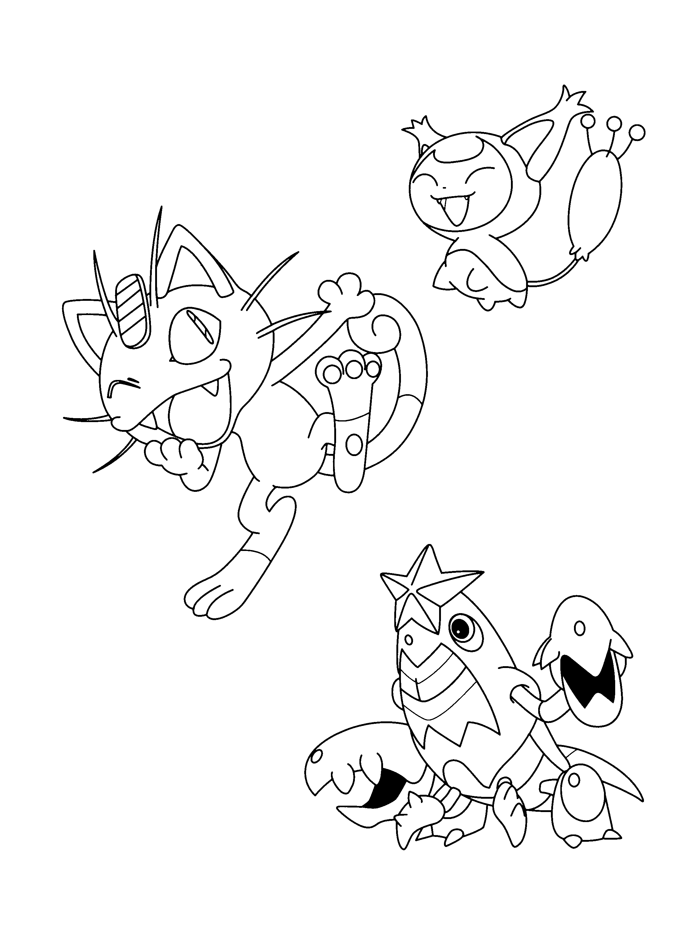 Pokemon diamond pearl coloring pages