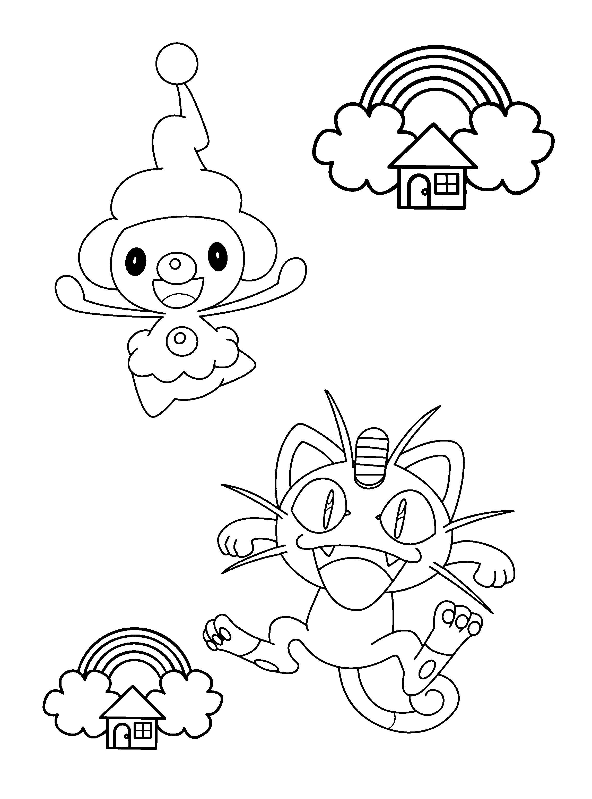 Pokemon diamond pearl coloring pages