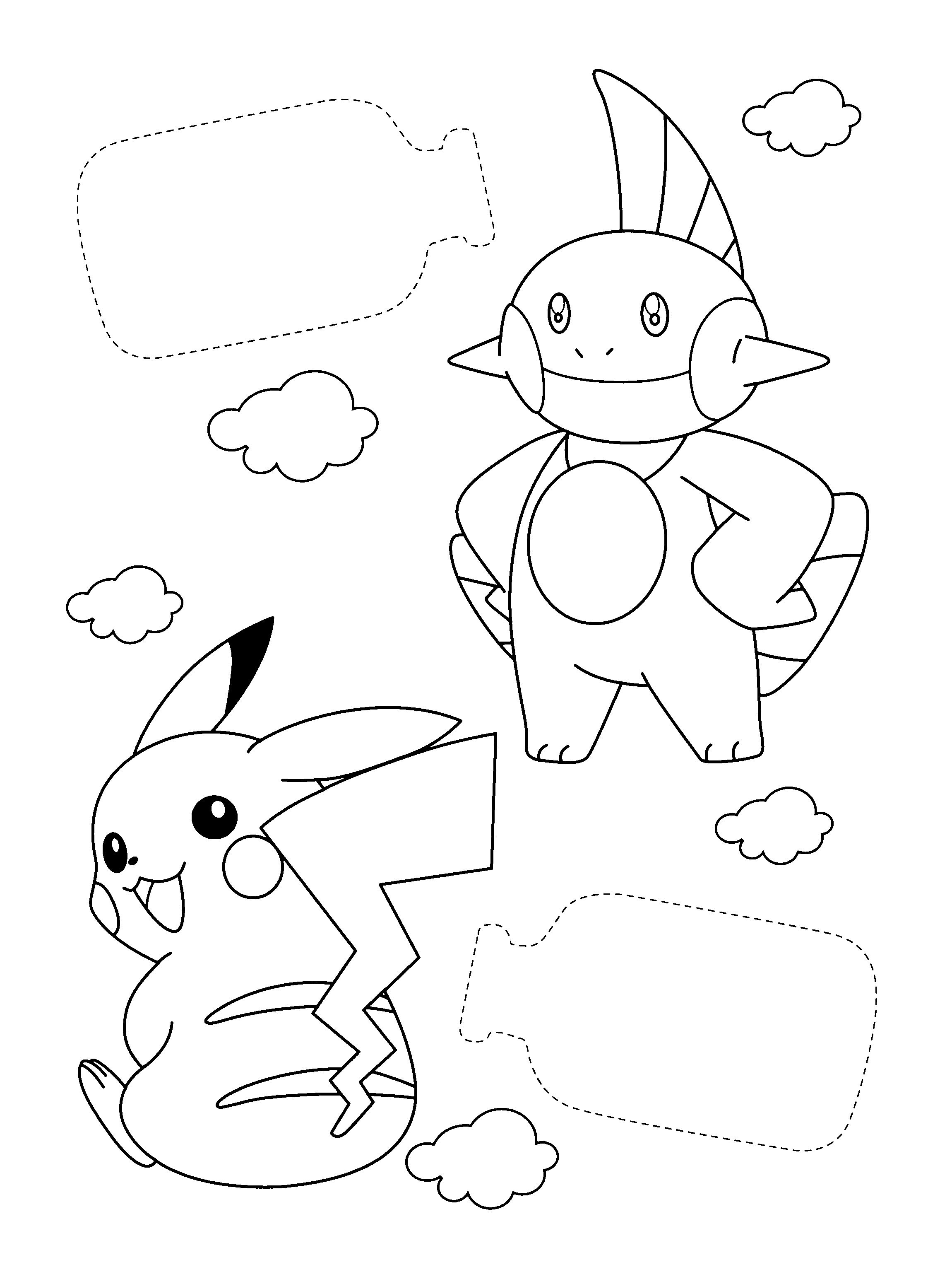 Pokemon diamond pearl coloring pages