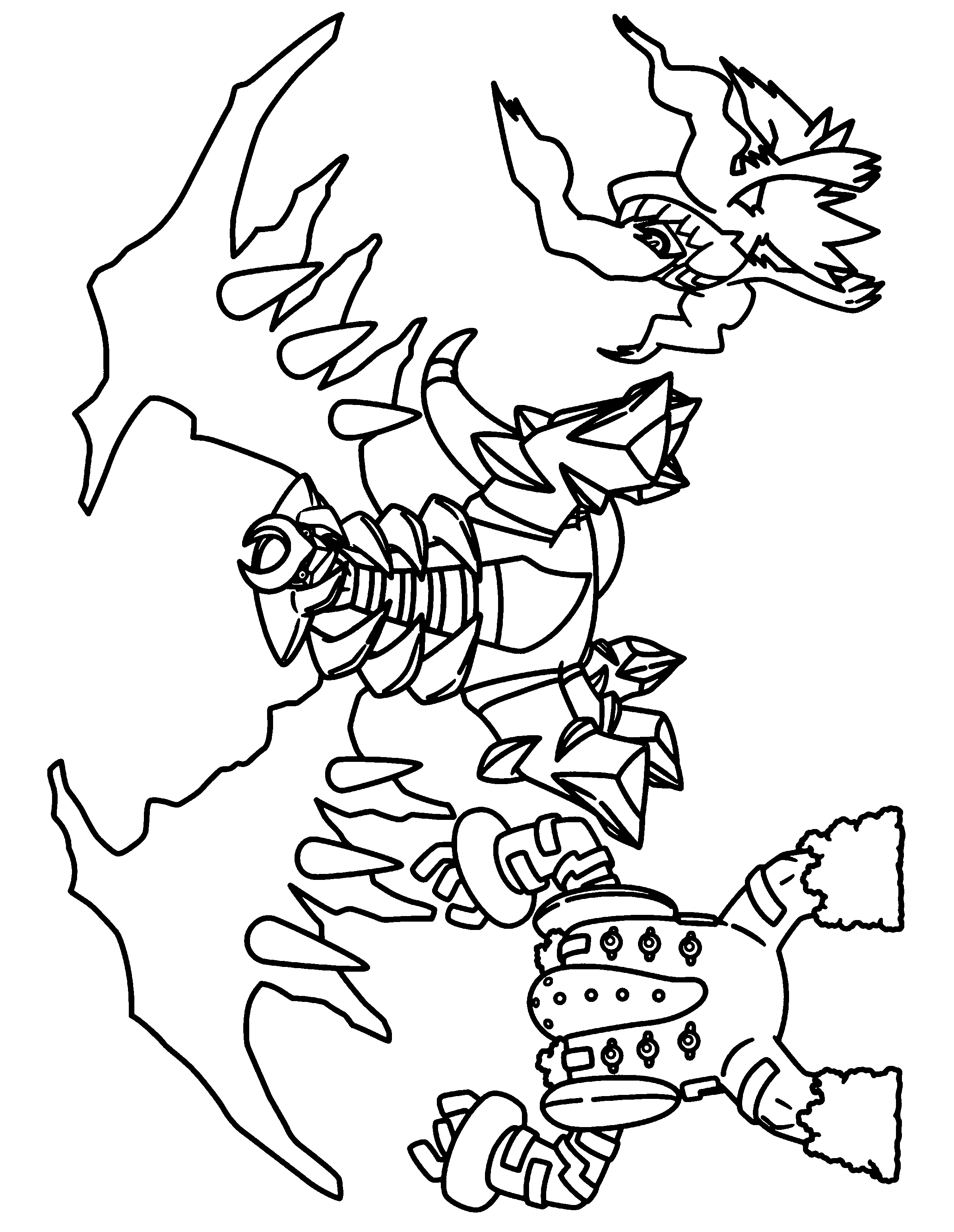 Pokemon diamond pearl coloring pages