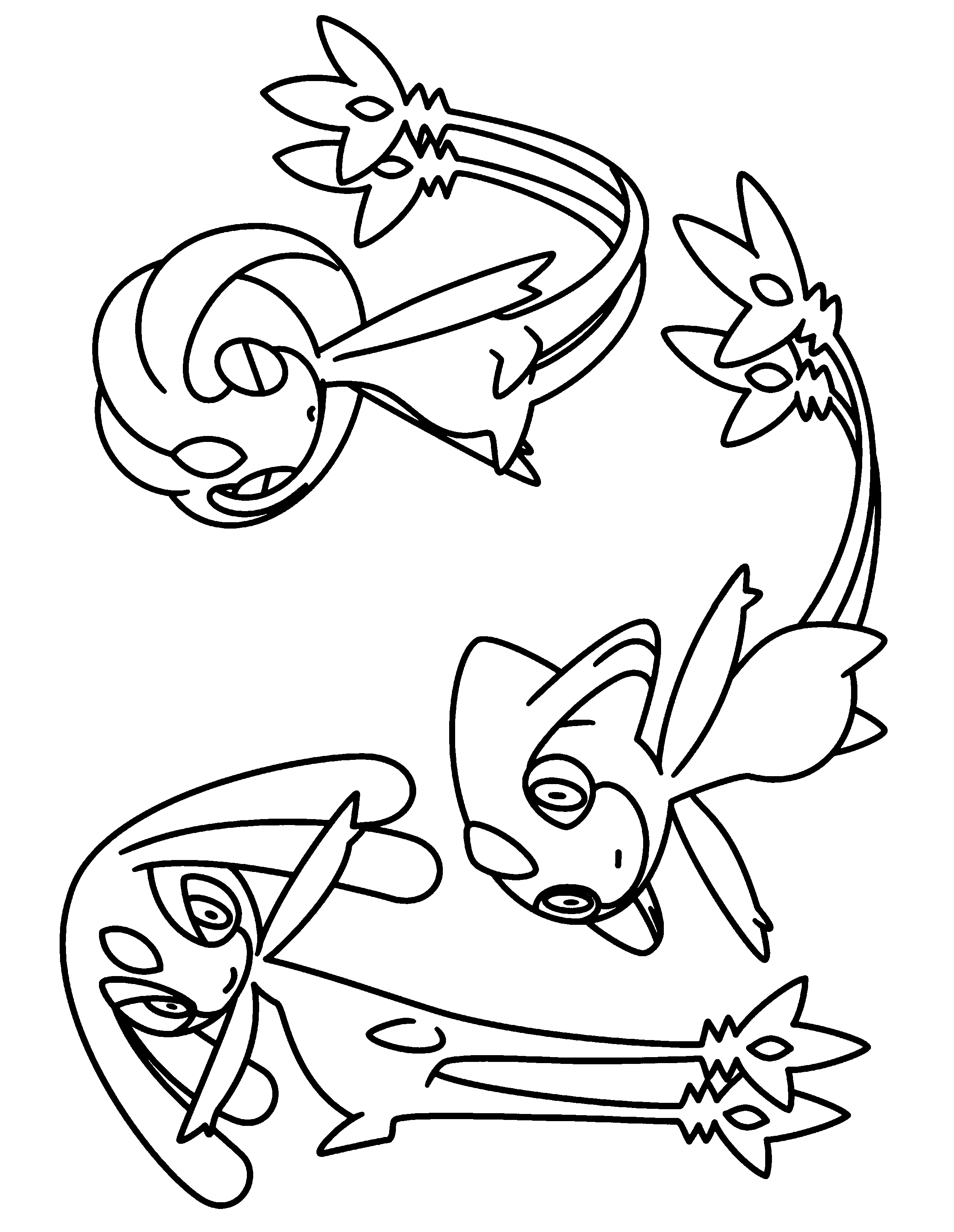 Pokemon diamond pearl coloring pages