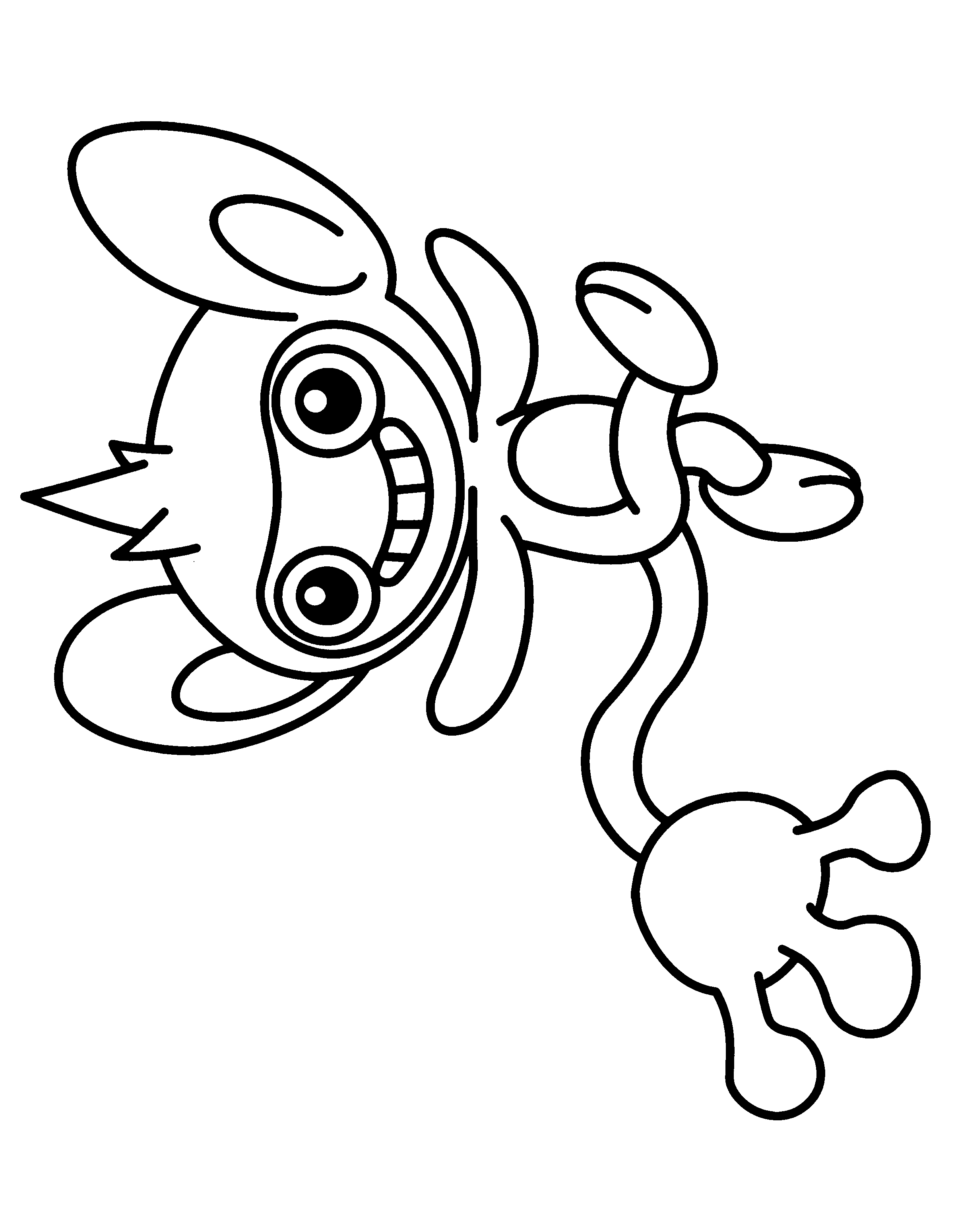 Pokemon diamond pearl coloring pages