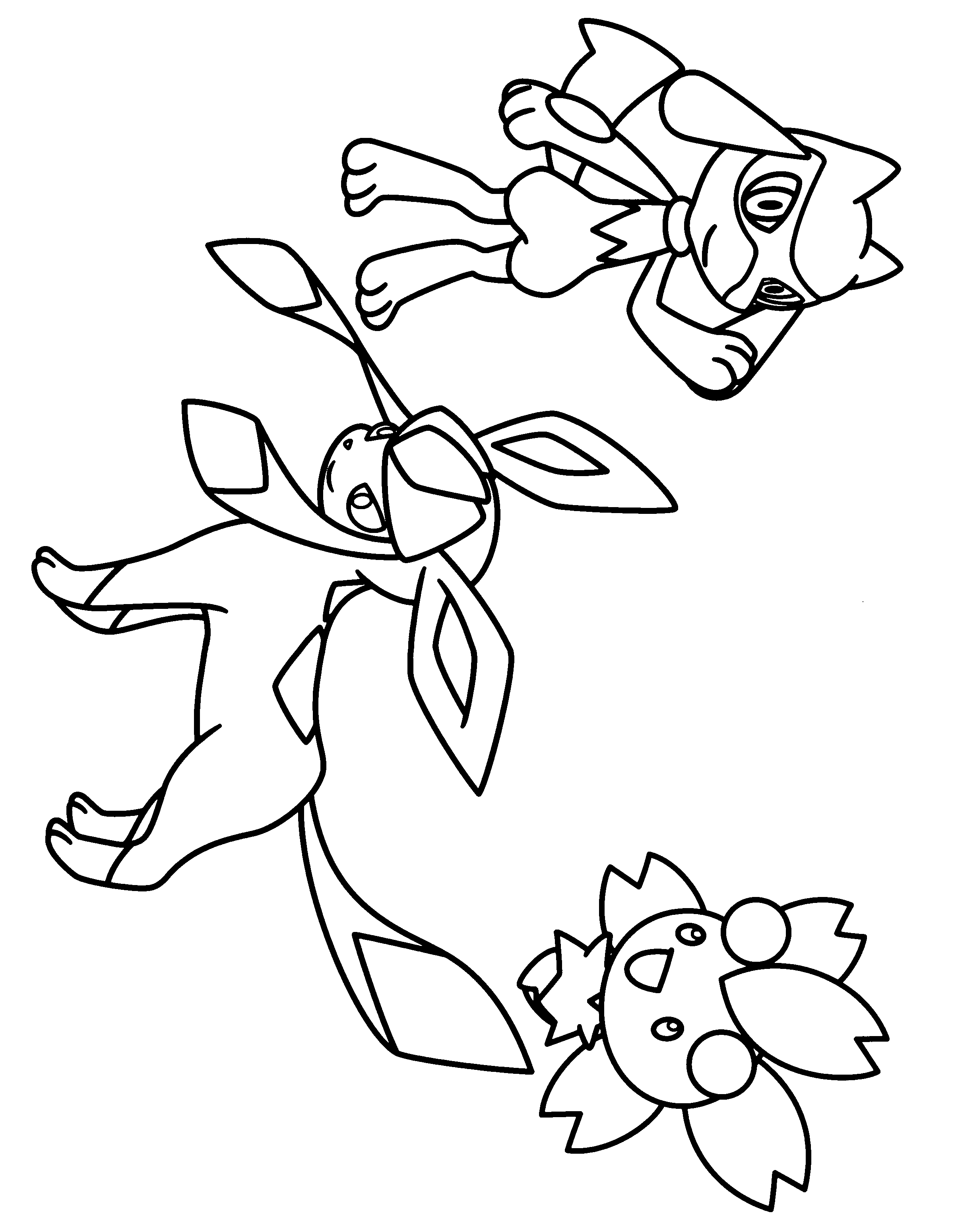 Pokemon diamond pearl coloring pages