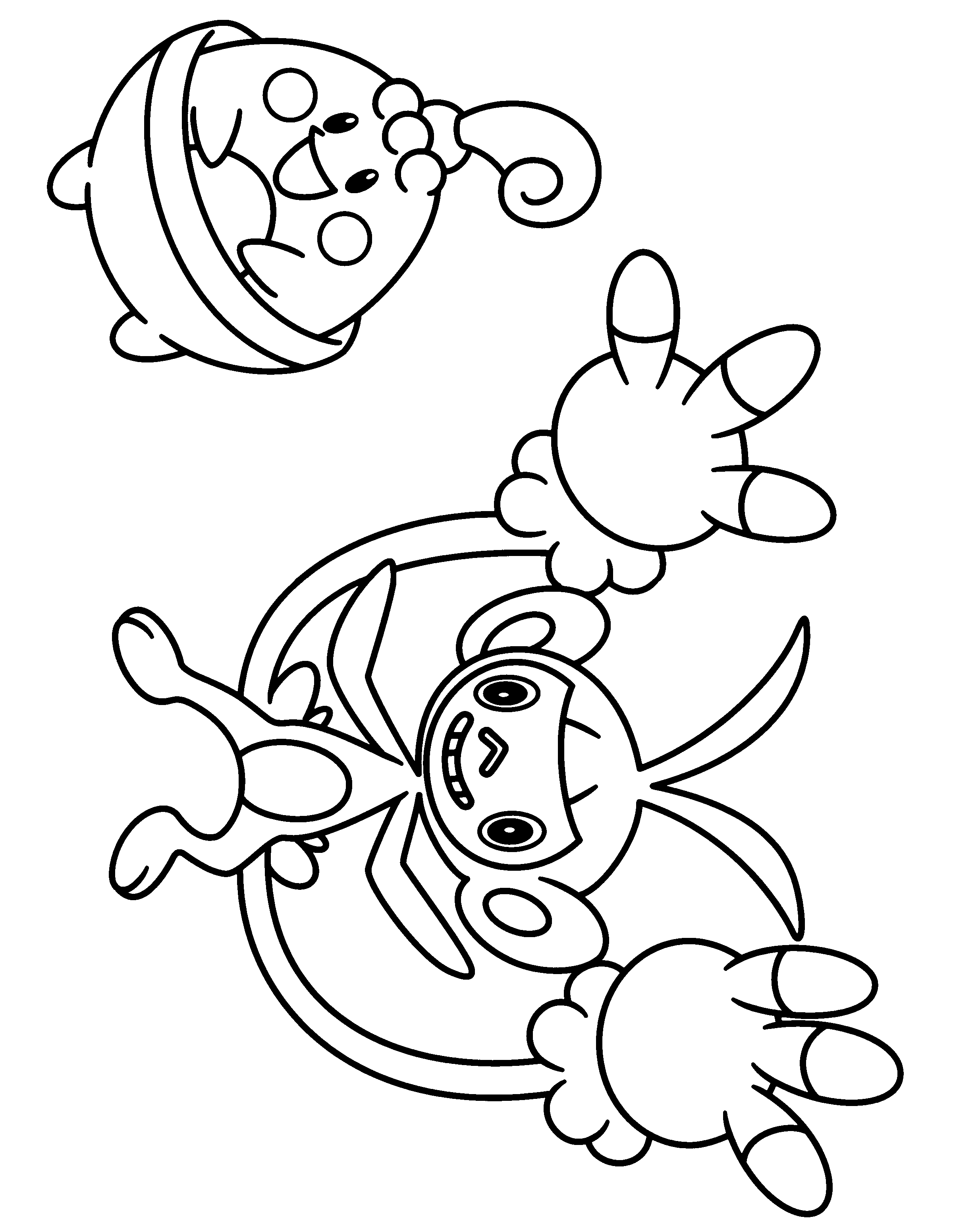 Pokemon diamond pearl coloring pages