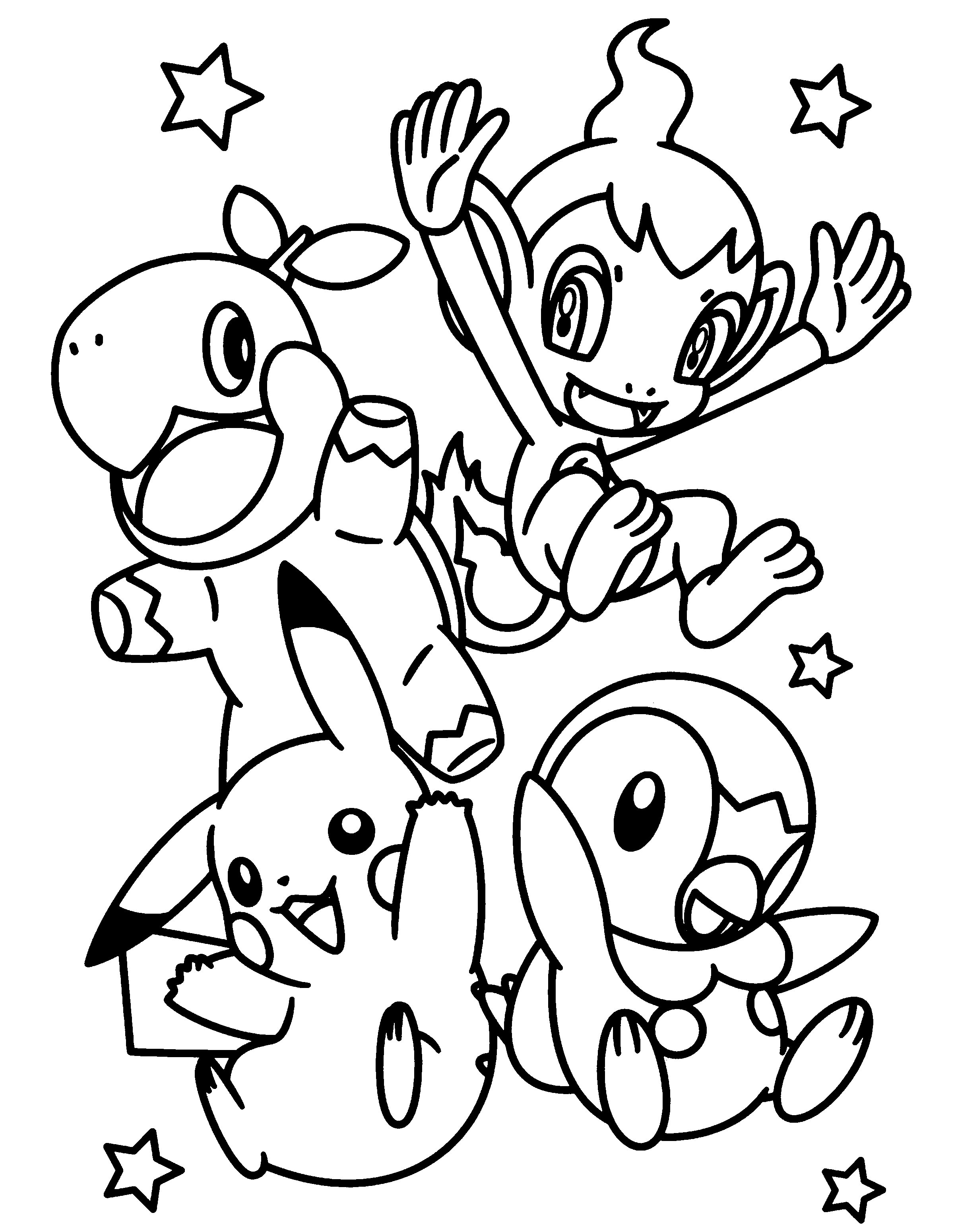 Pokemon diamond pearl coloring pages