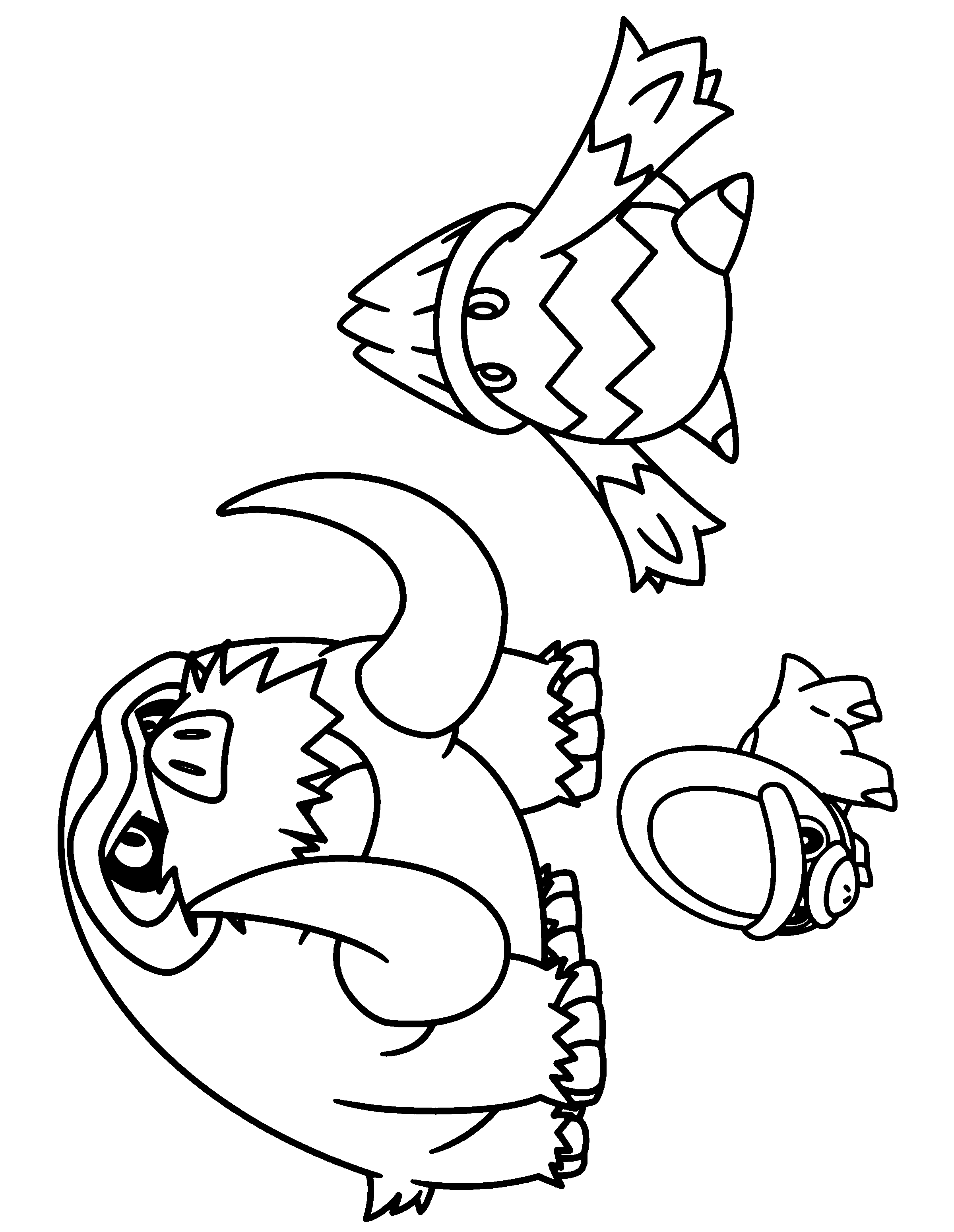 Pokemon diamond pearl coloring pages