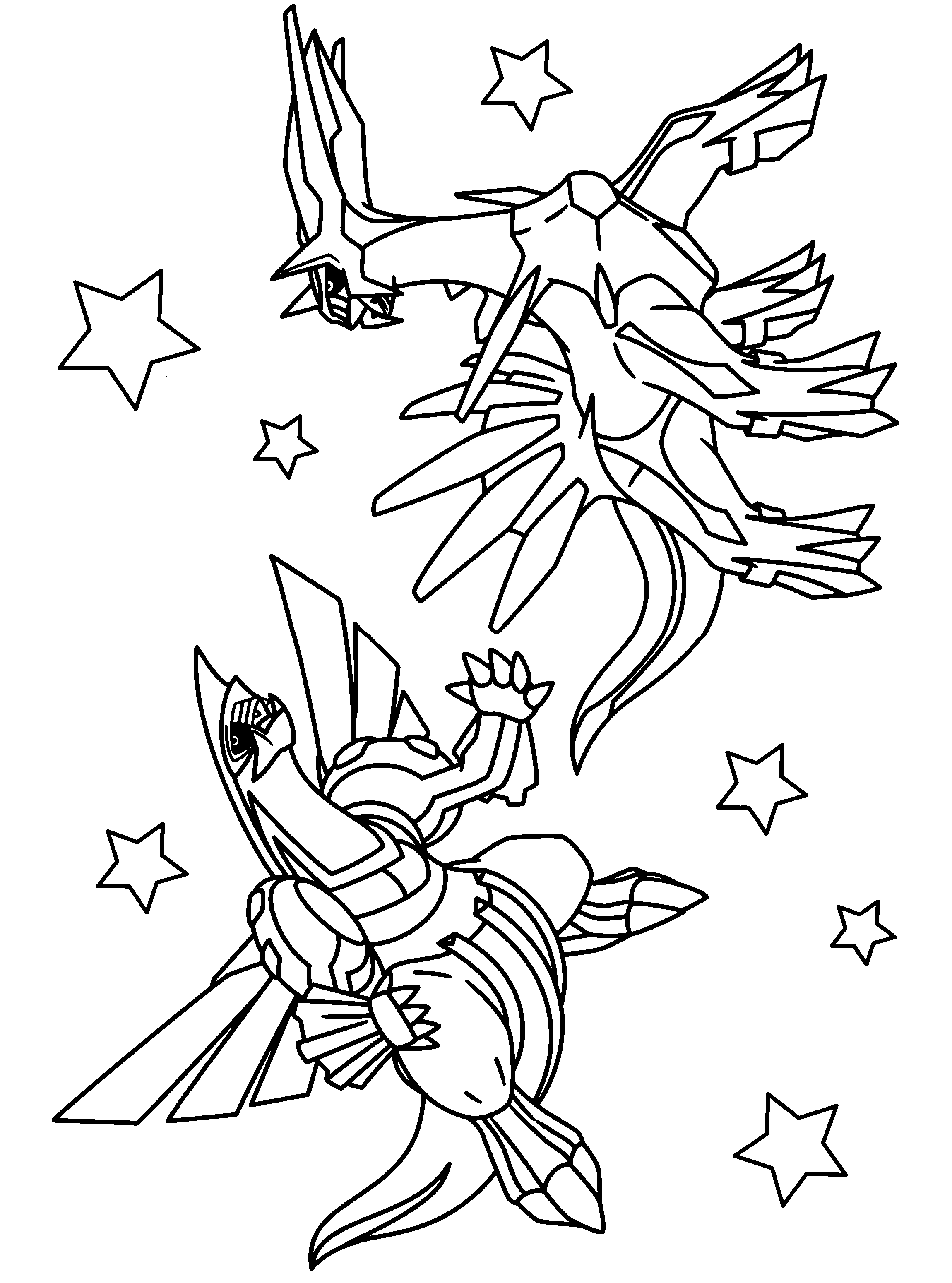 Pokemon diamond pearl coloring pages