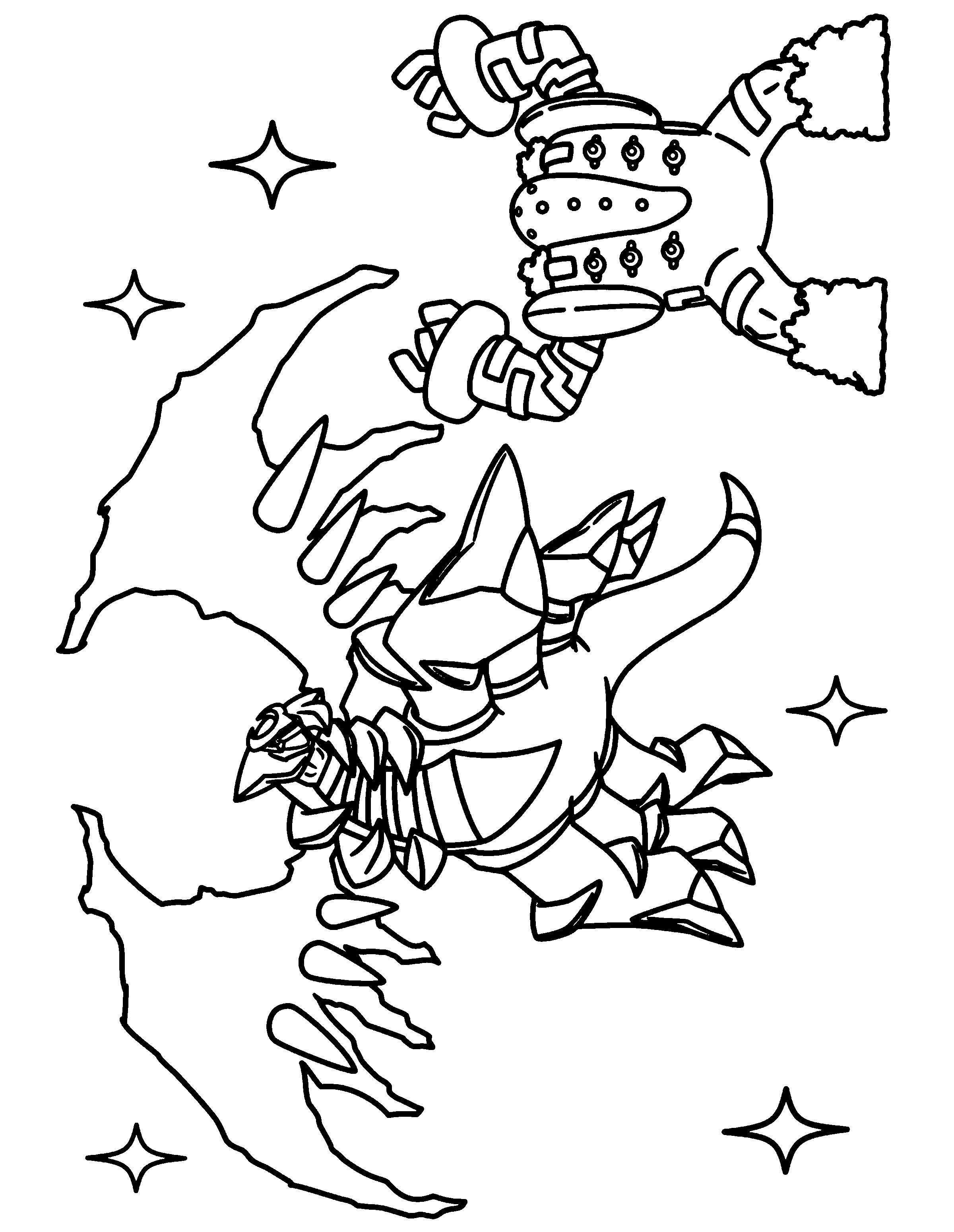 Pokemon diamond pearl coloring pages