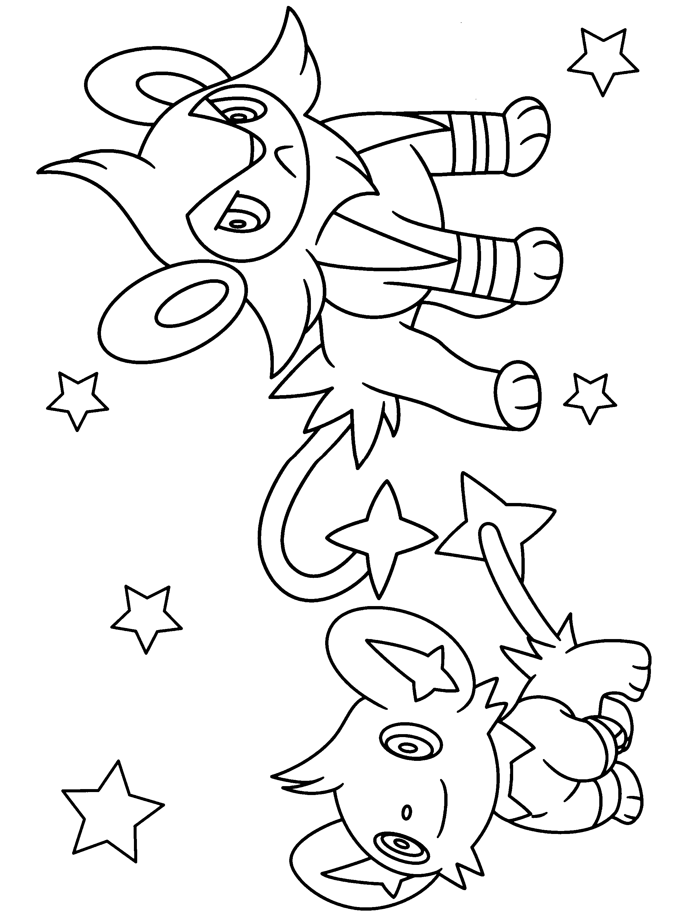 Pokemon diamond pearl coloring pages