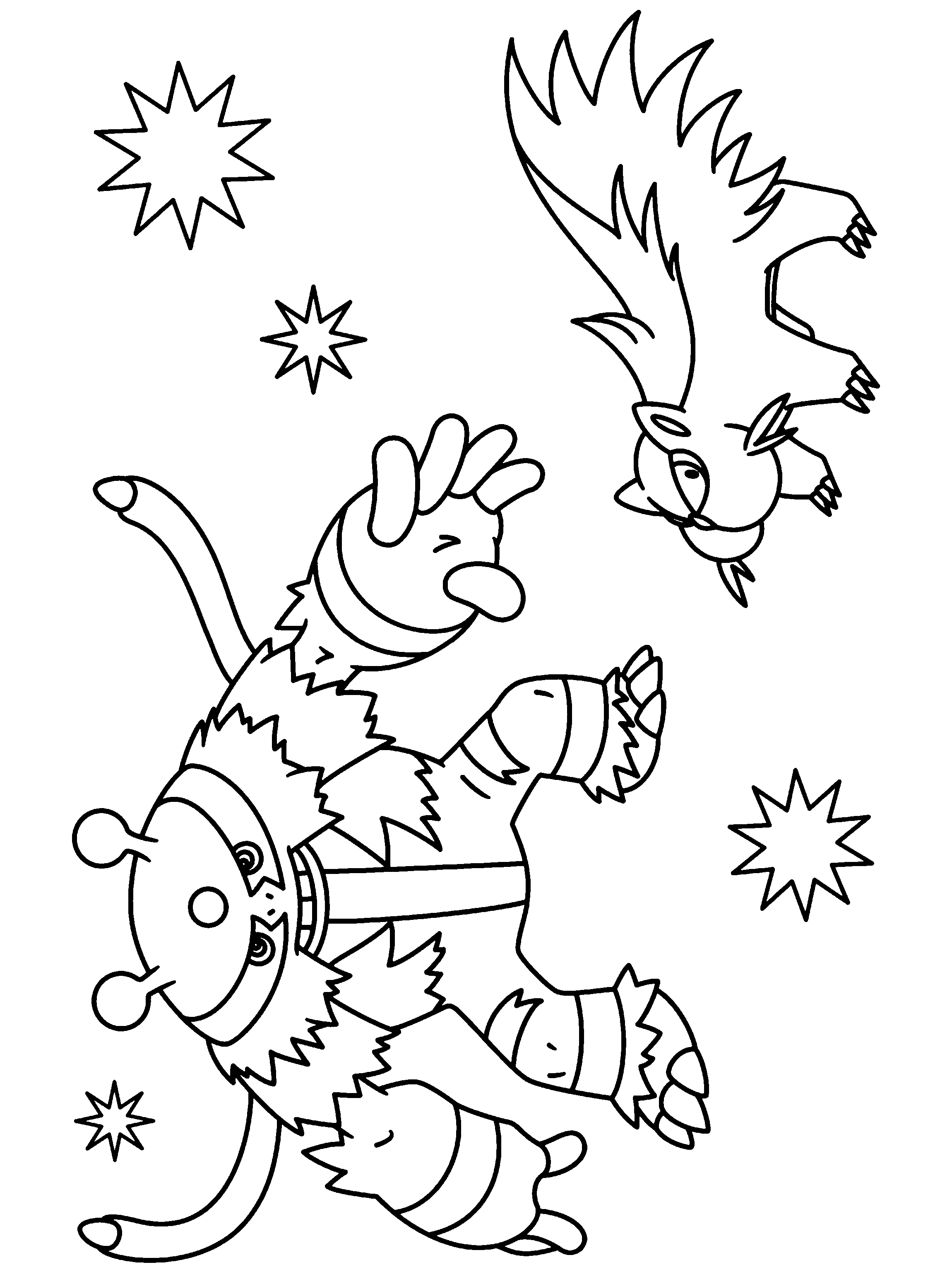 Pokemon diamond pearl coloring pages