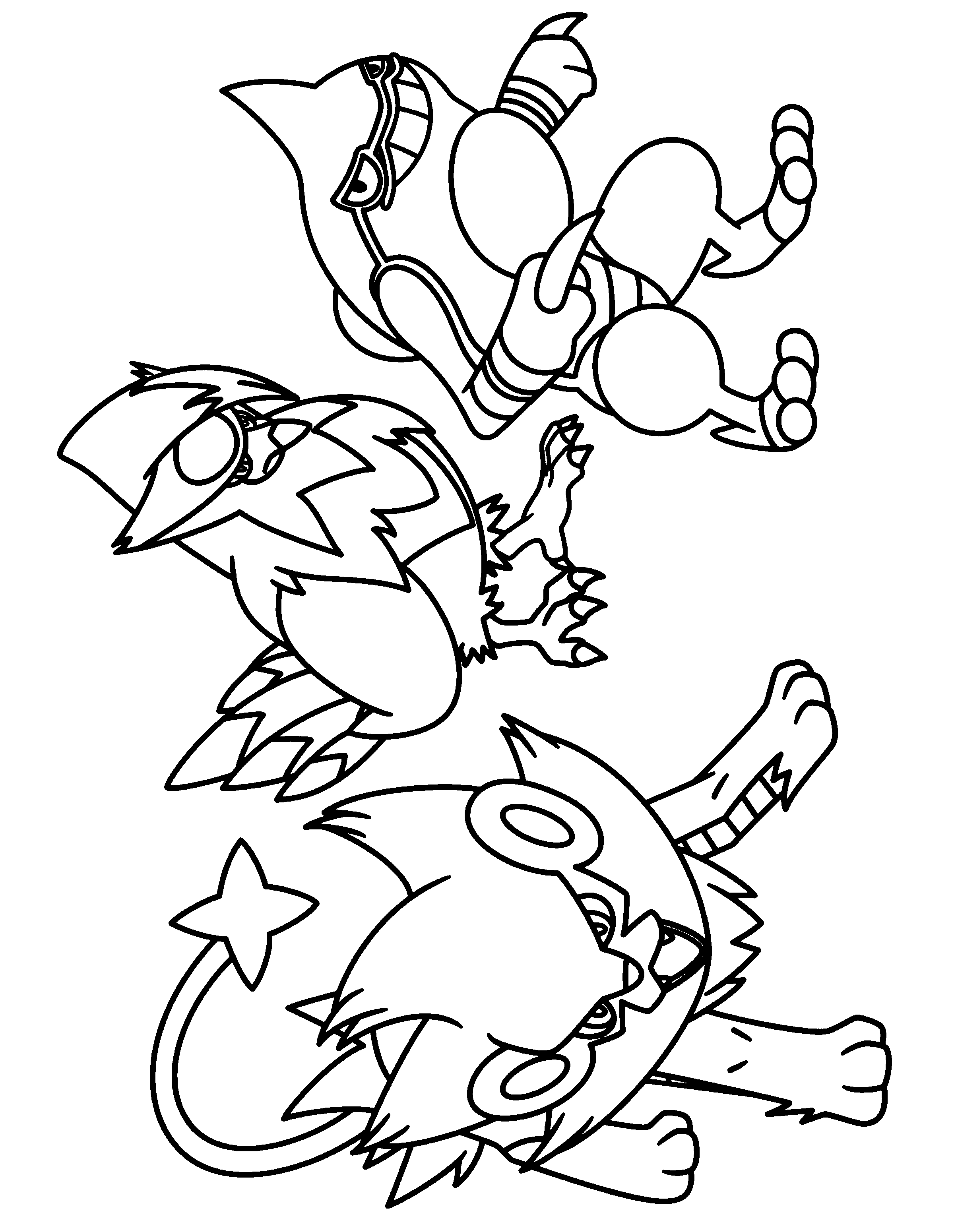  Coloring  Page  Tv Series Coloring  Page  Pokemon  Diamond 