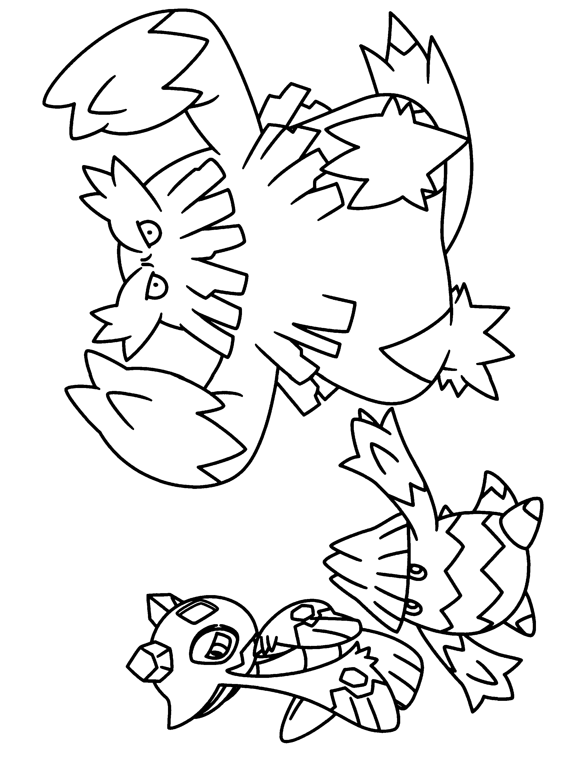 Pokemon diamond pearl coloring pages