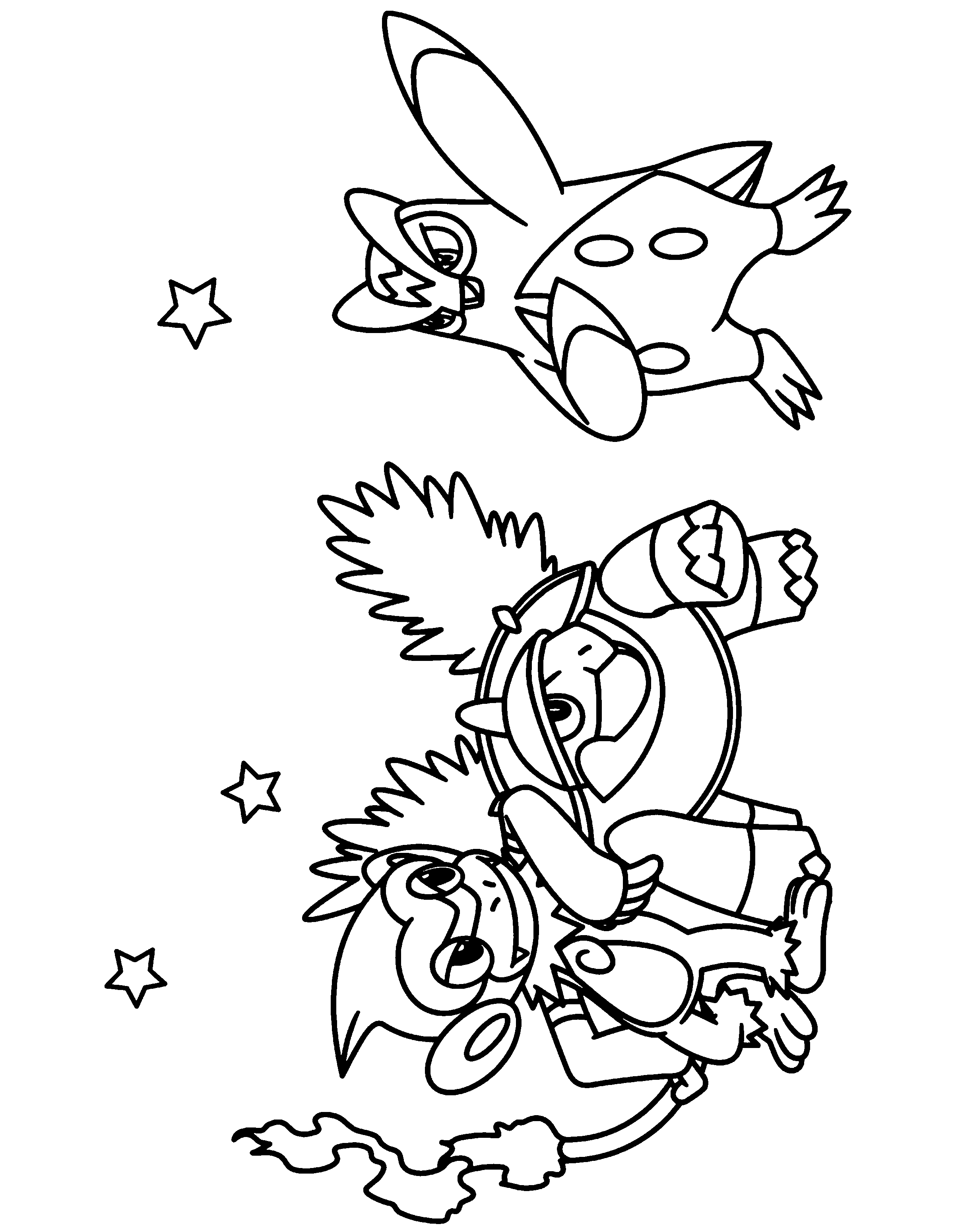 Pokemon diamond pearl coloring pages