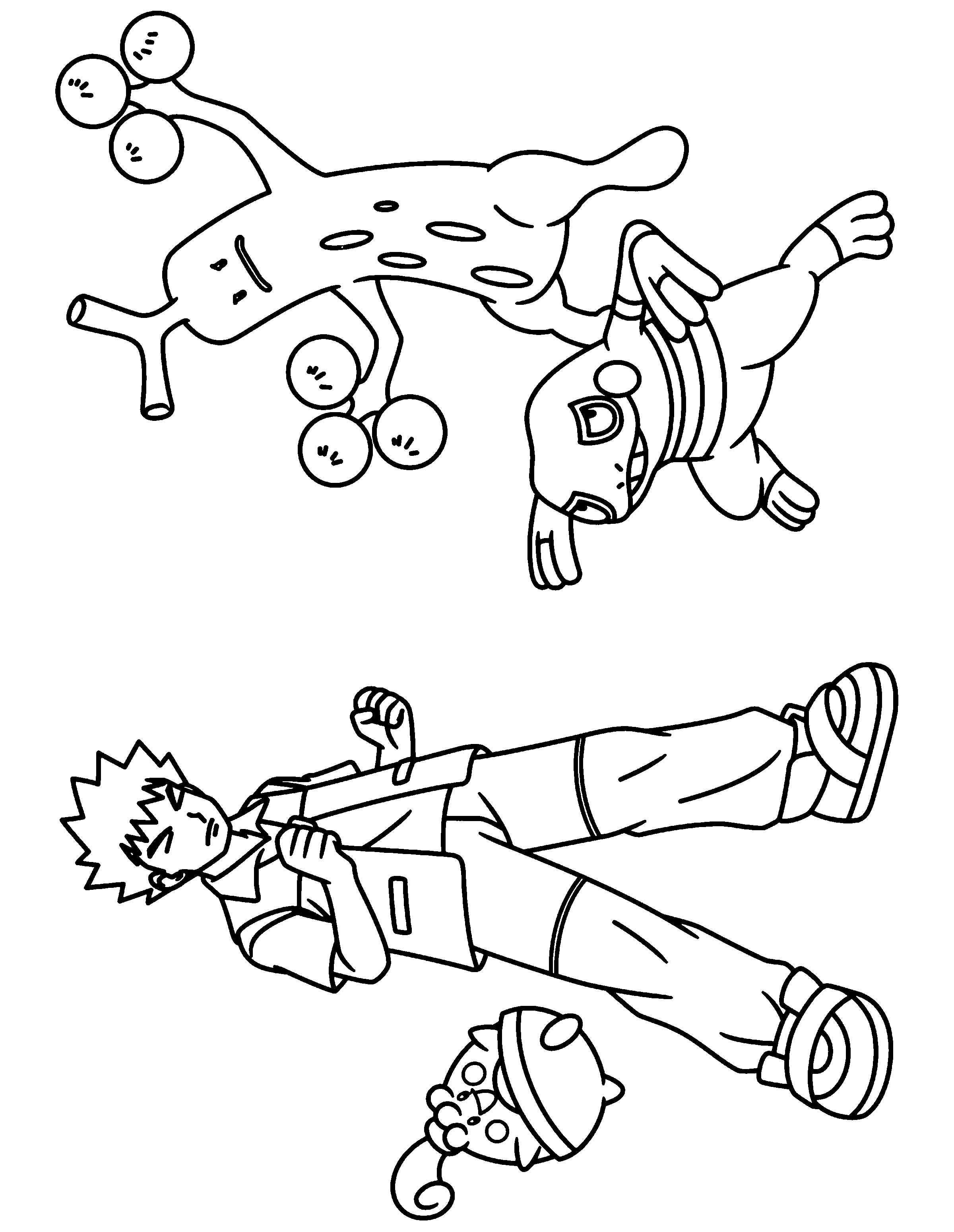 Pokemon diamond pearl coloring pages