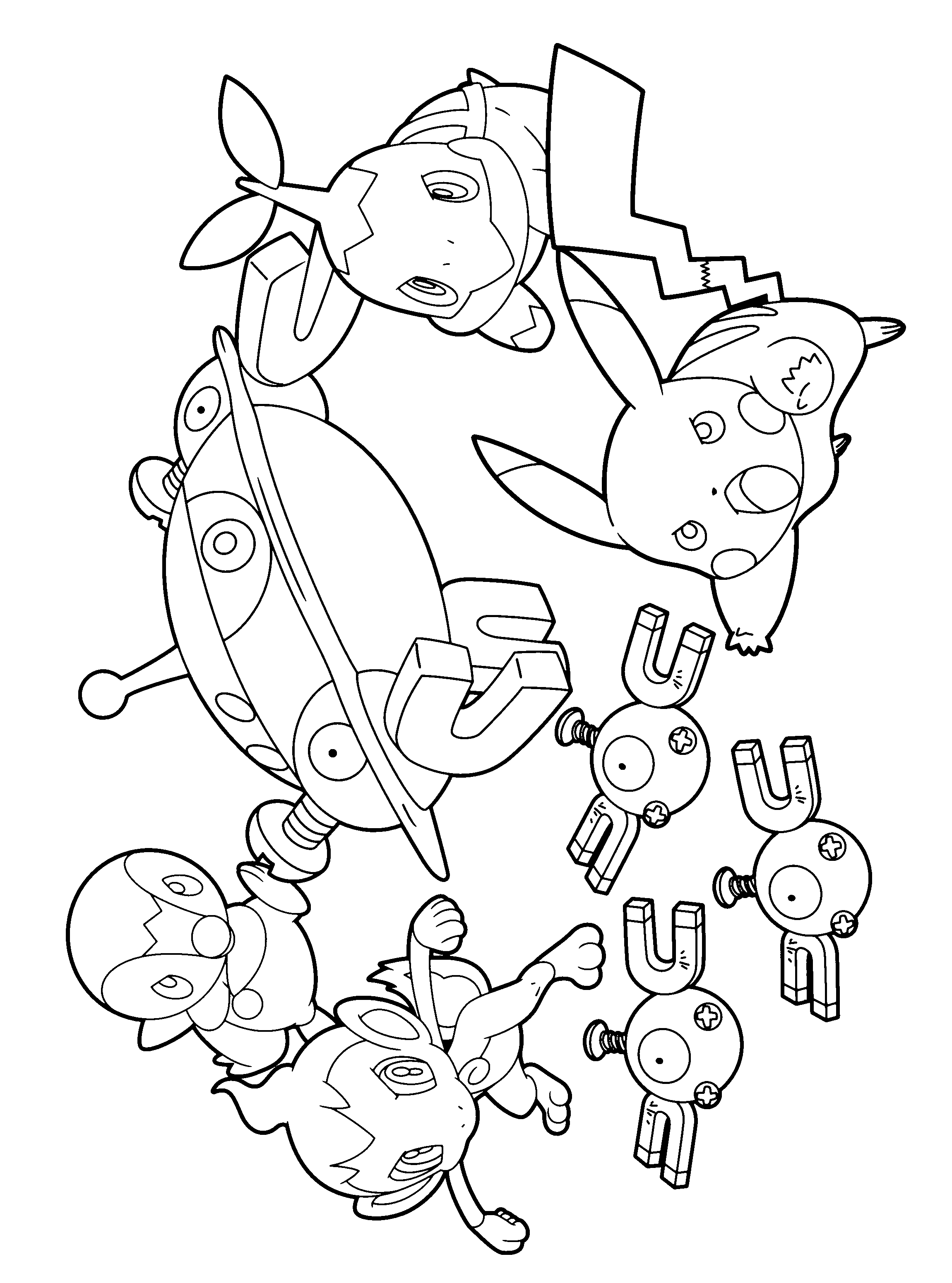 Pokemon diamond pearl coloring pages