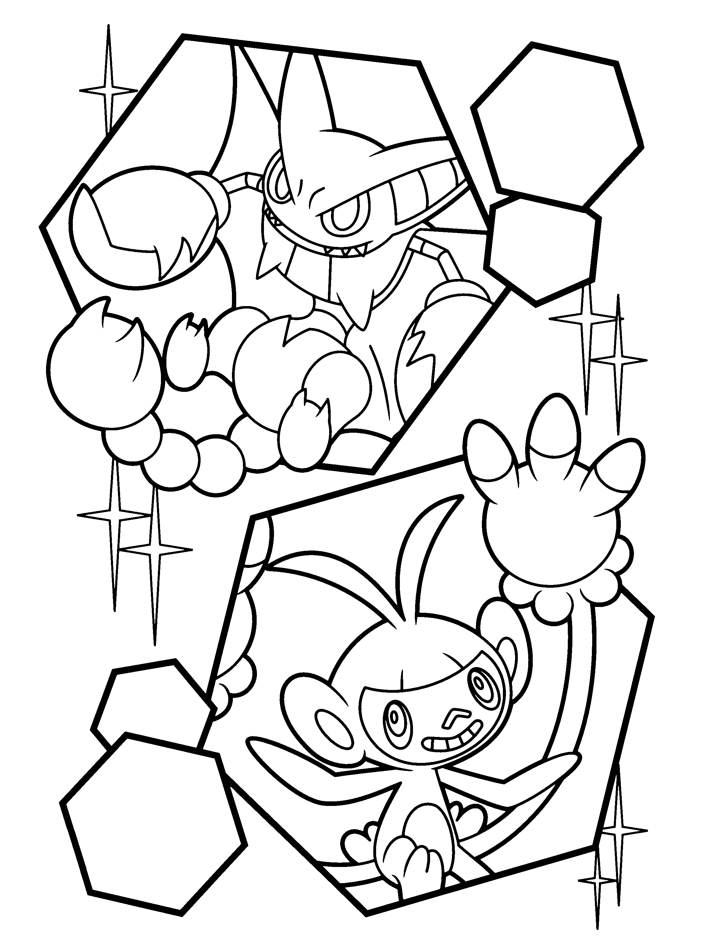 Pokemon diamond pearl coloring pages