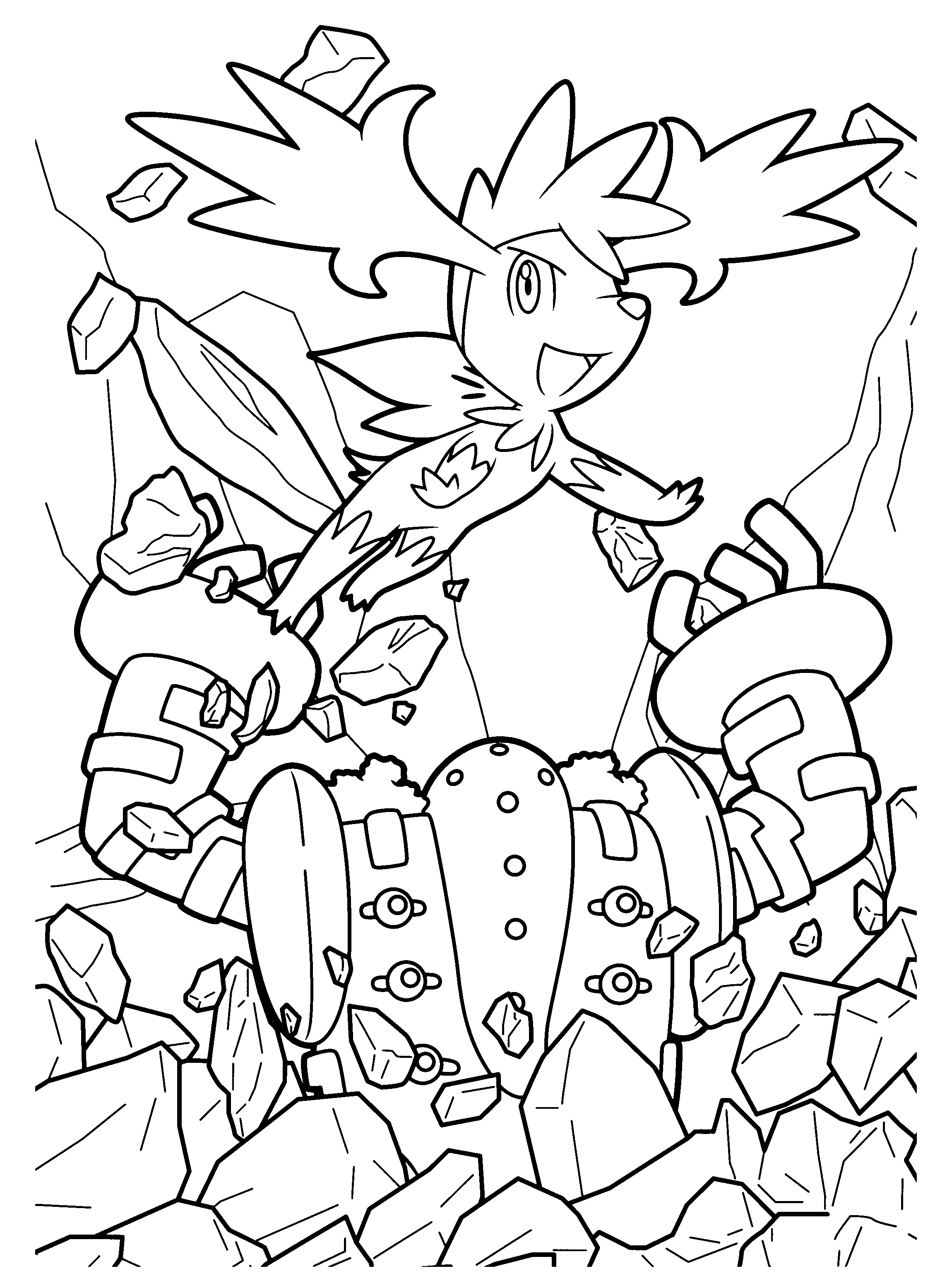 Pokemon diamond pearl coloring pages