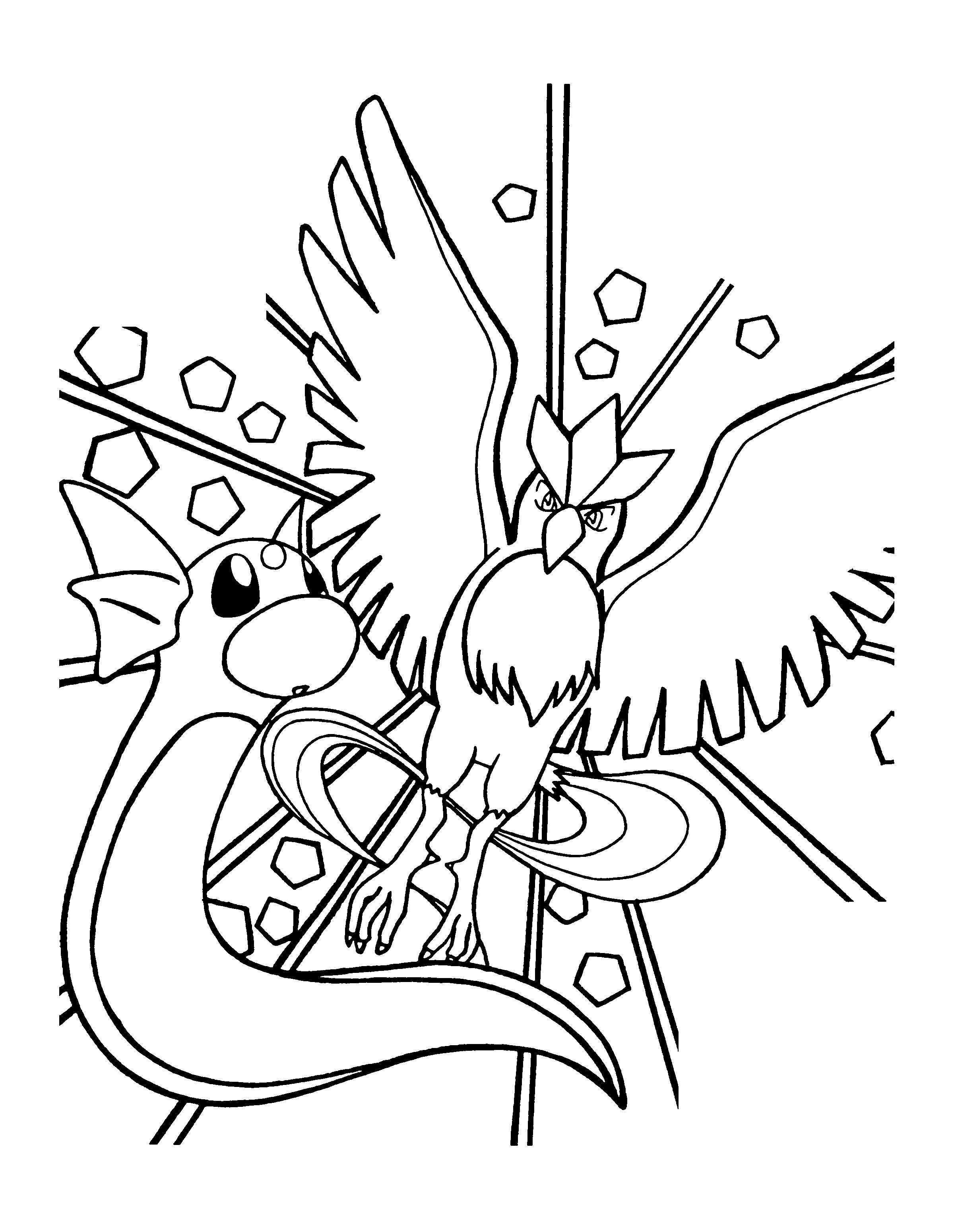 Pokemon coloring pages