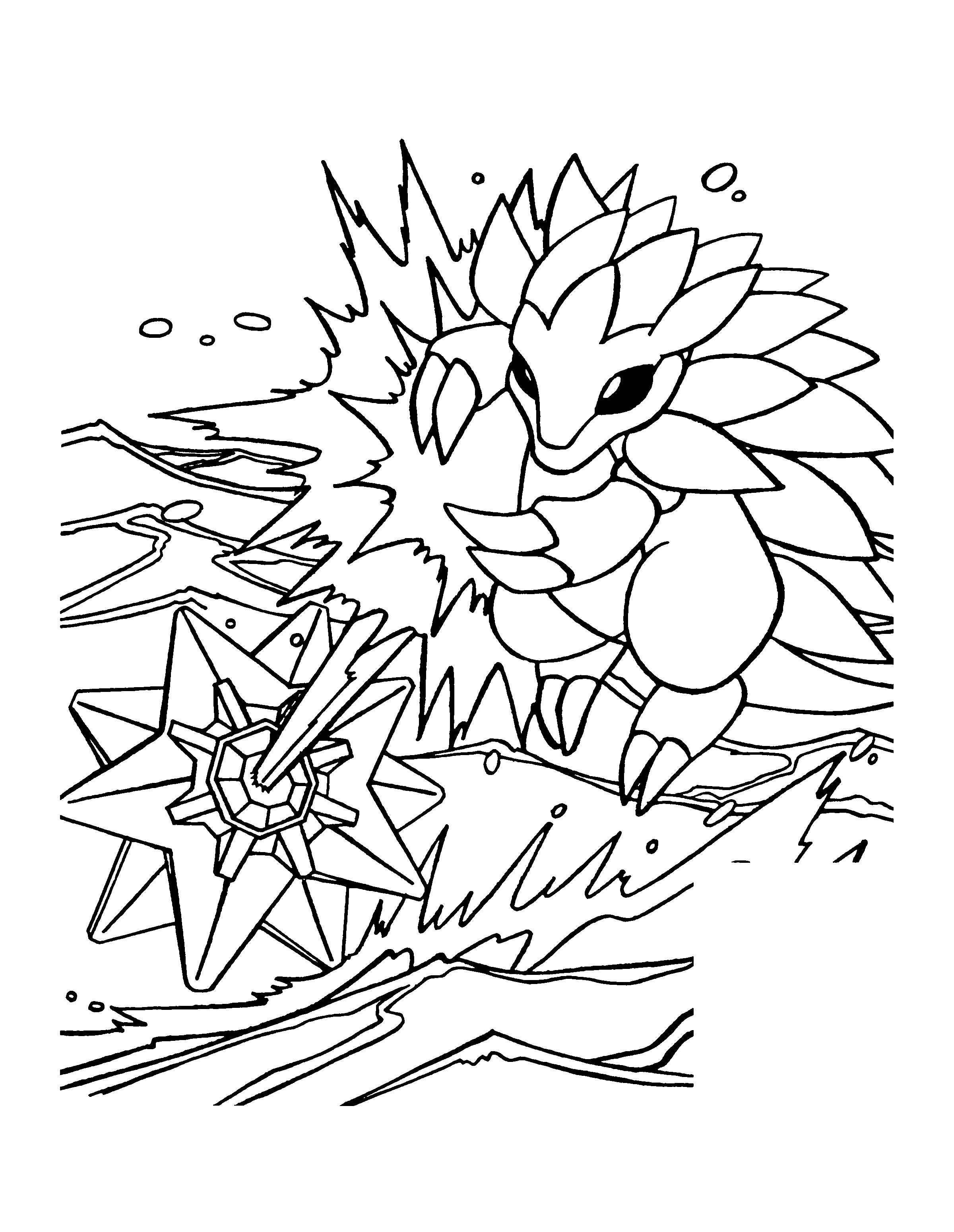 Pokemon coloring pages