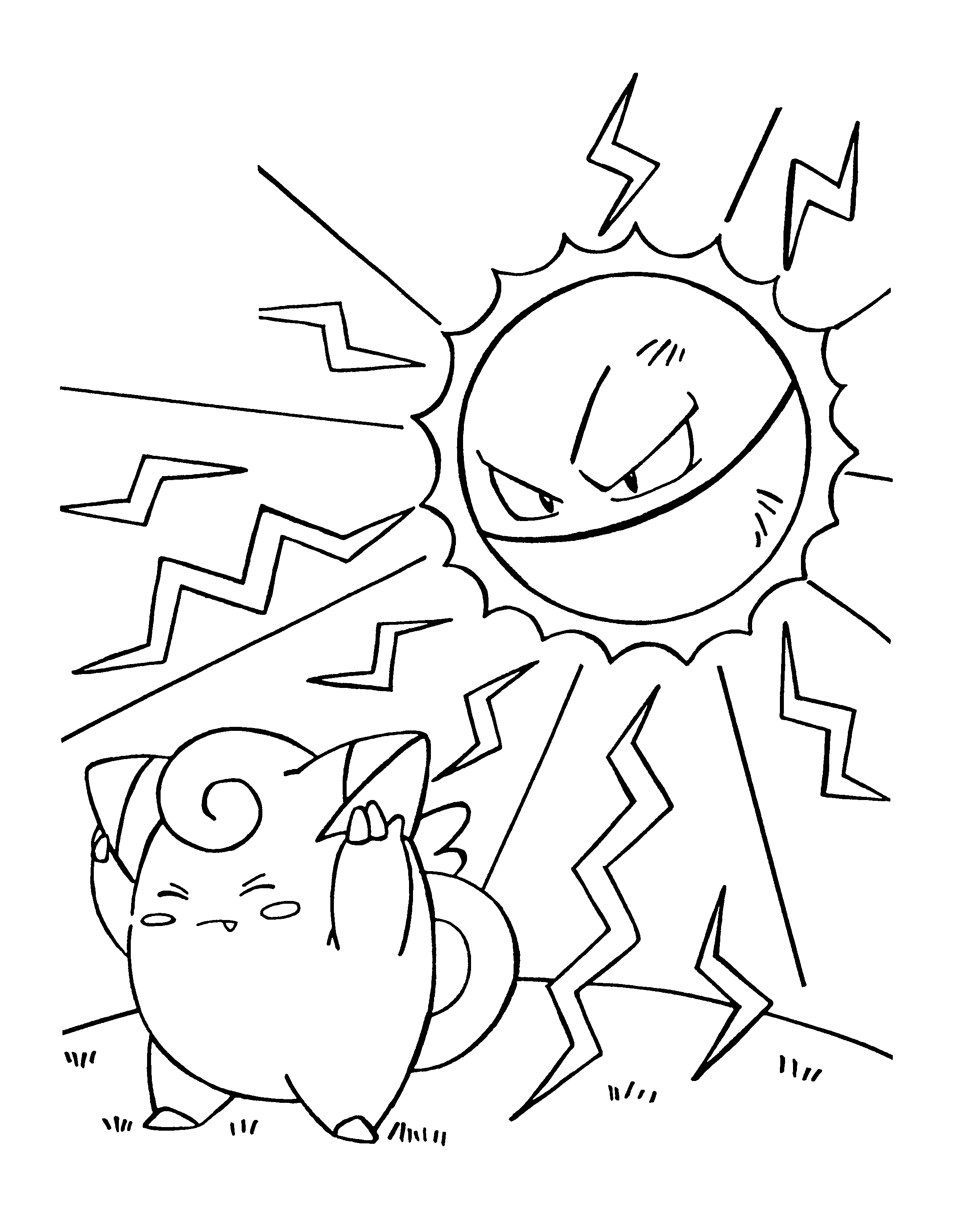 Pokemon coloring pages