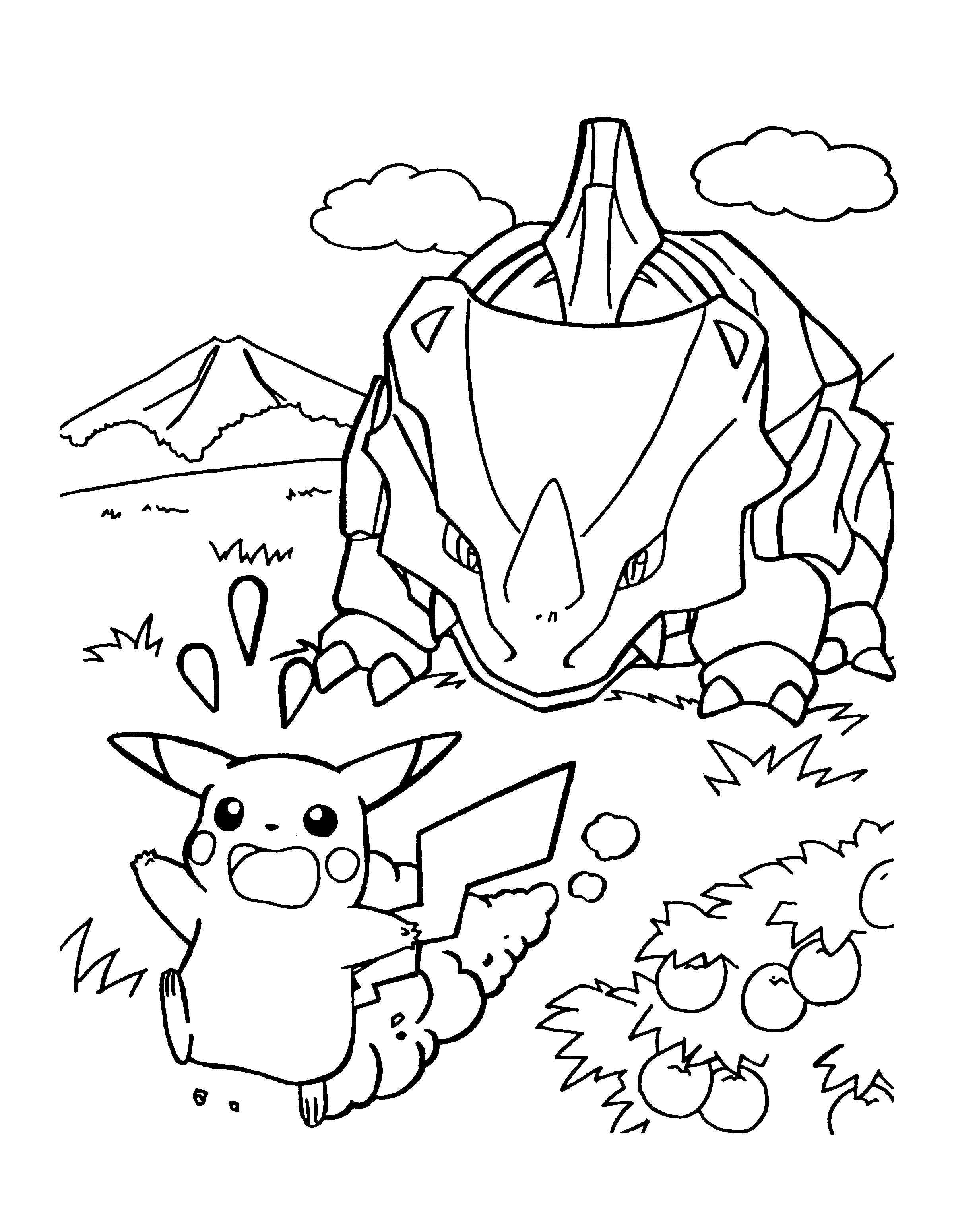 Pokemon coloring pages