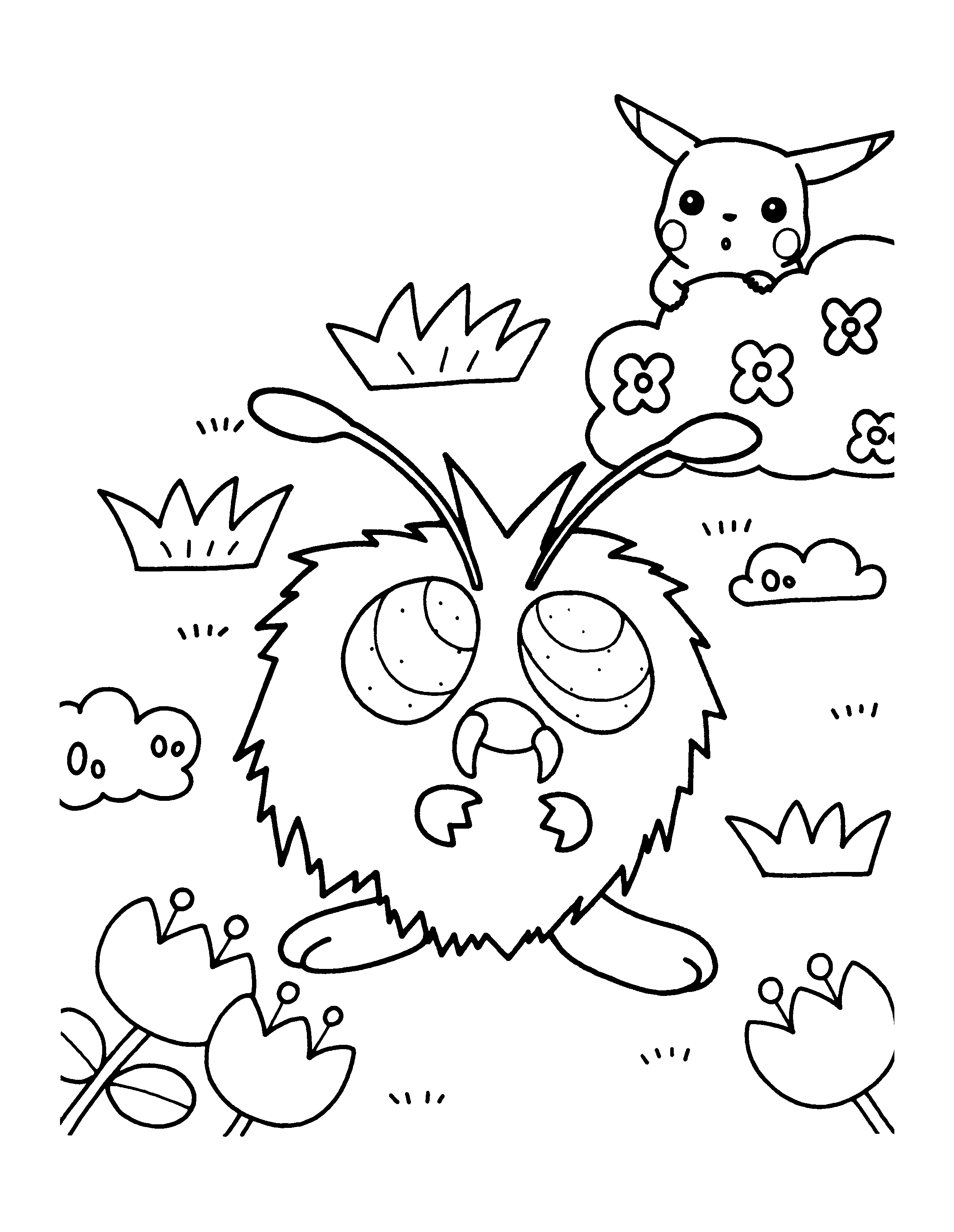 Pokemon coloring pages