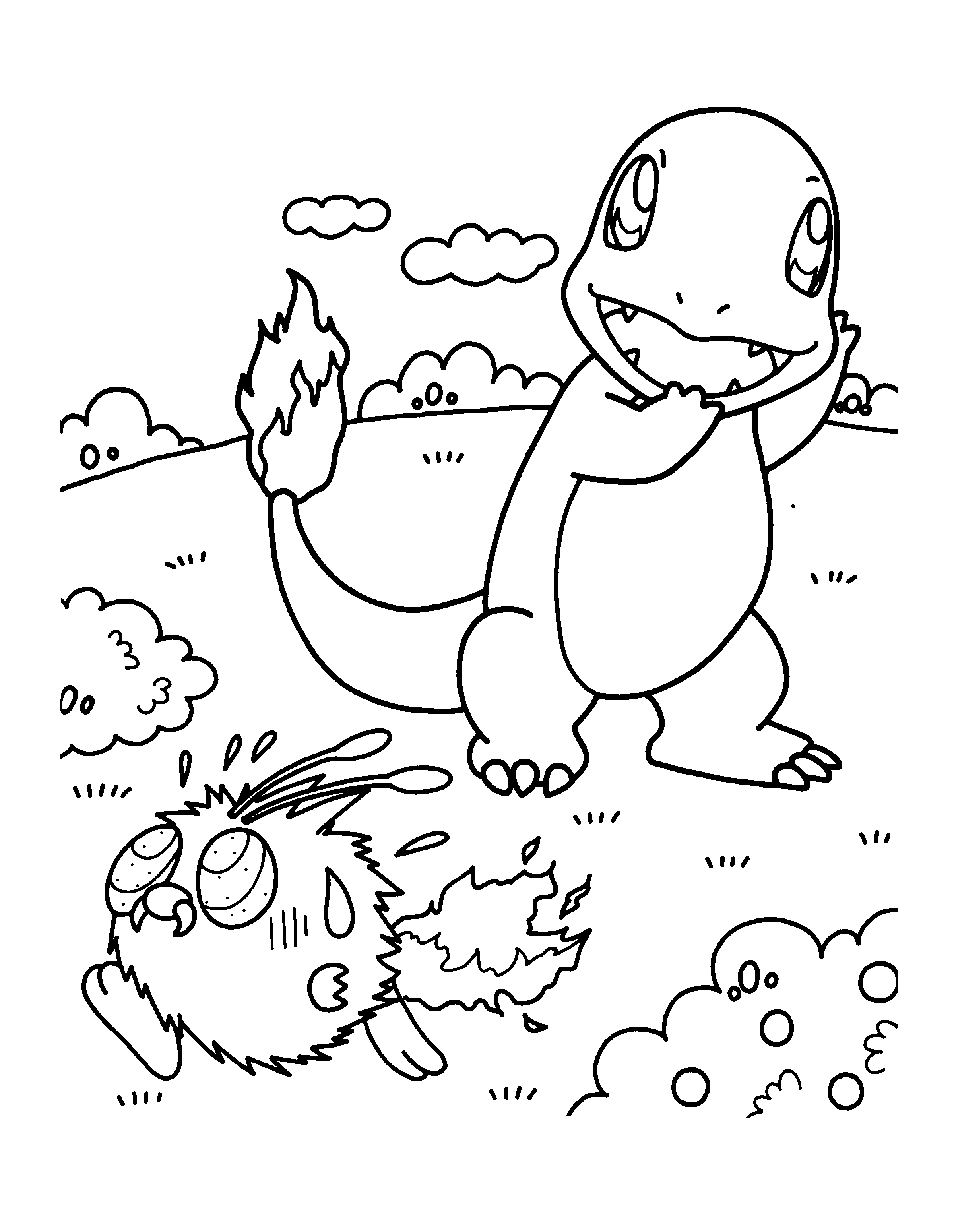 Pokemon coloring pages