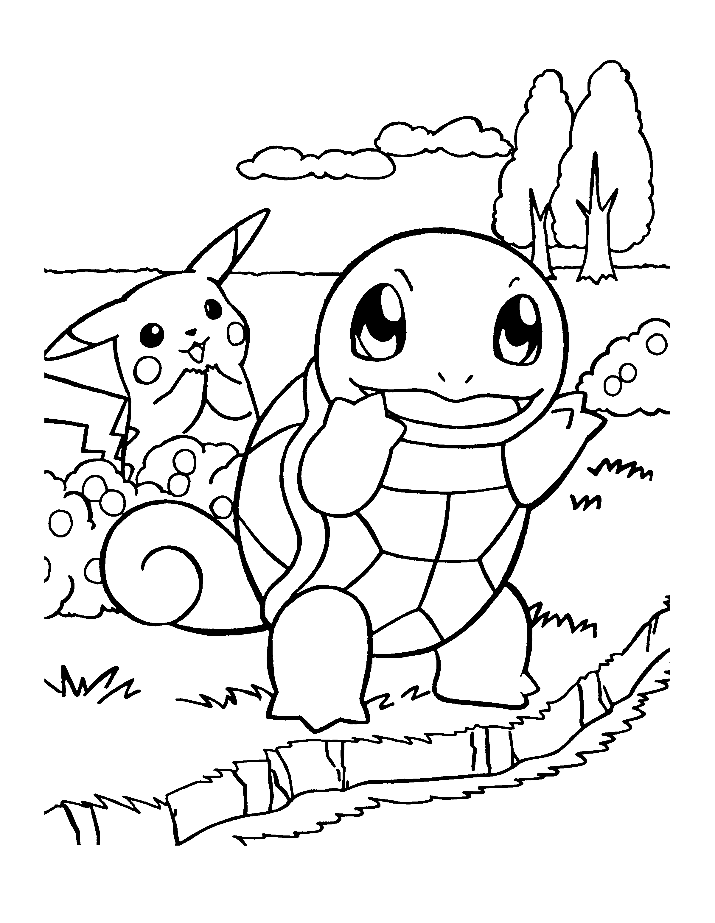 Pokemon coloring pages