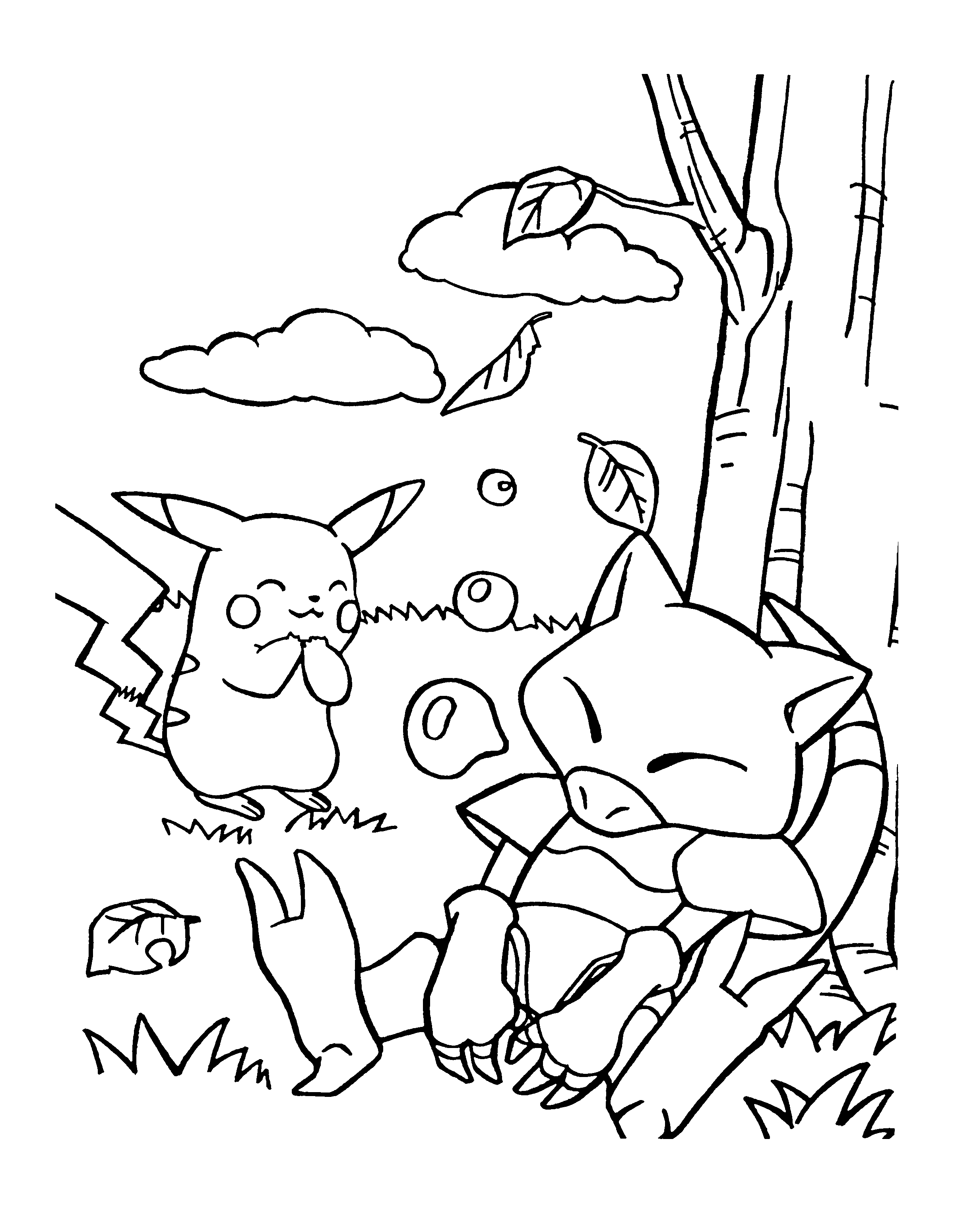 Pokemon coloring pages