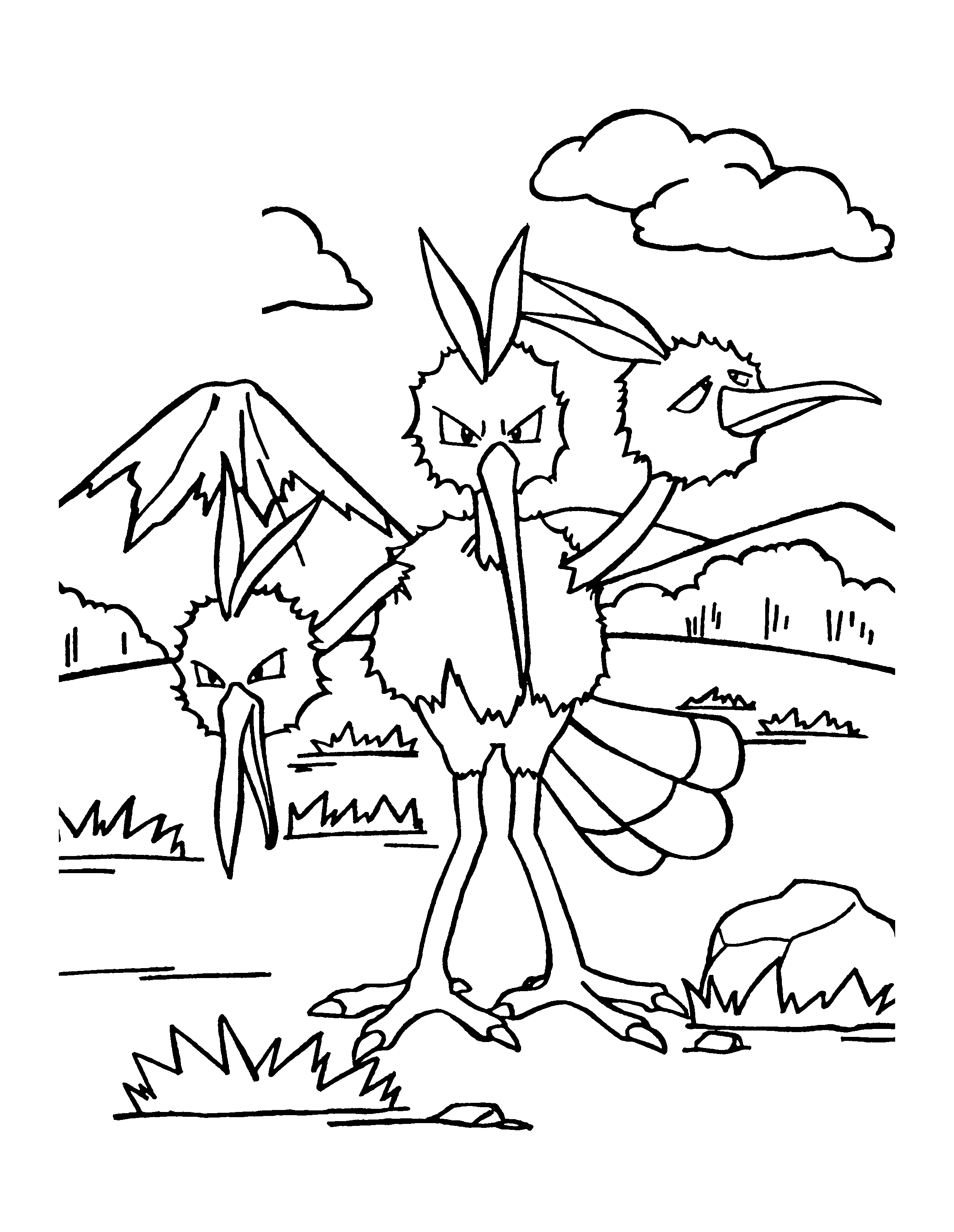 Pokemon coloring pages