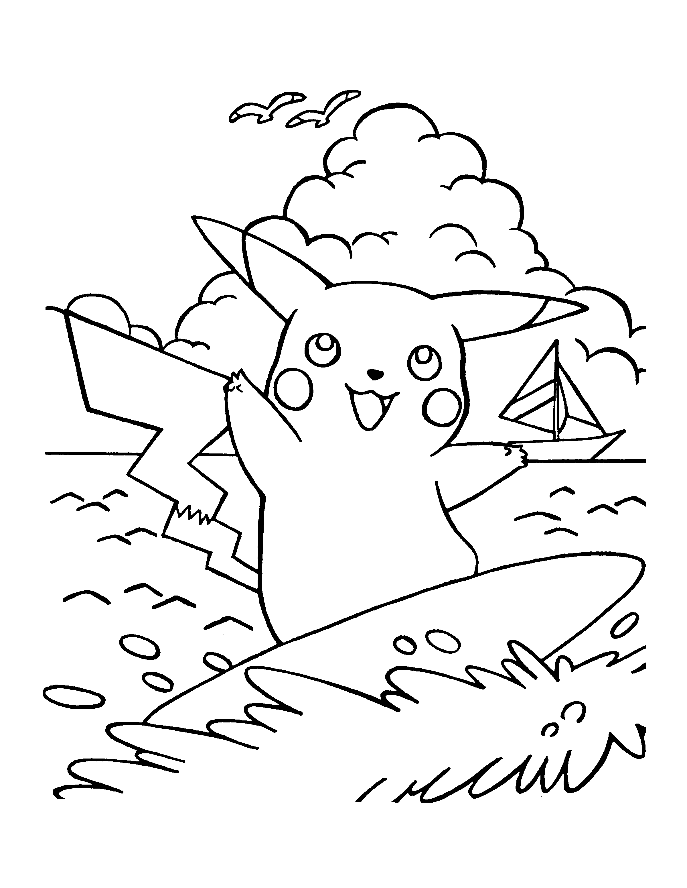 Pokemon coloring pages
