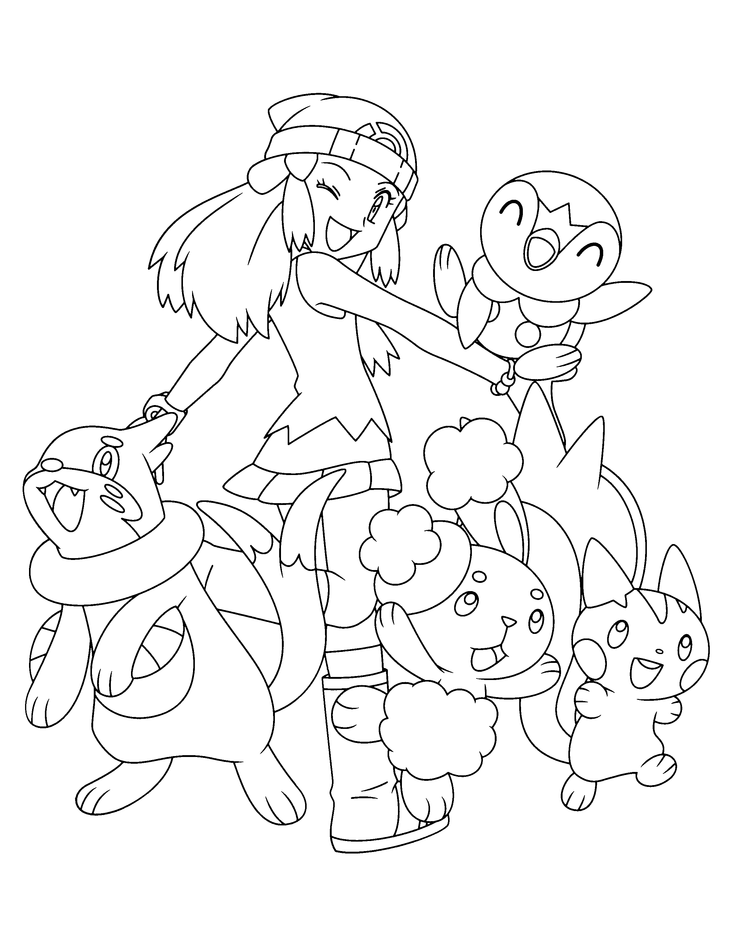 Pokemon coloring pages