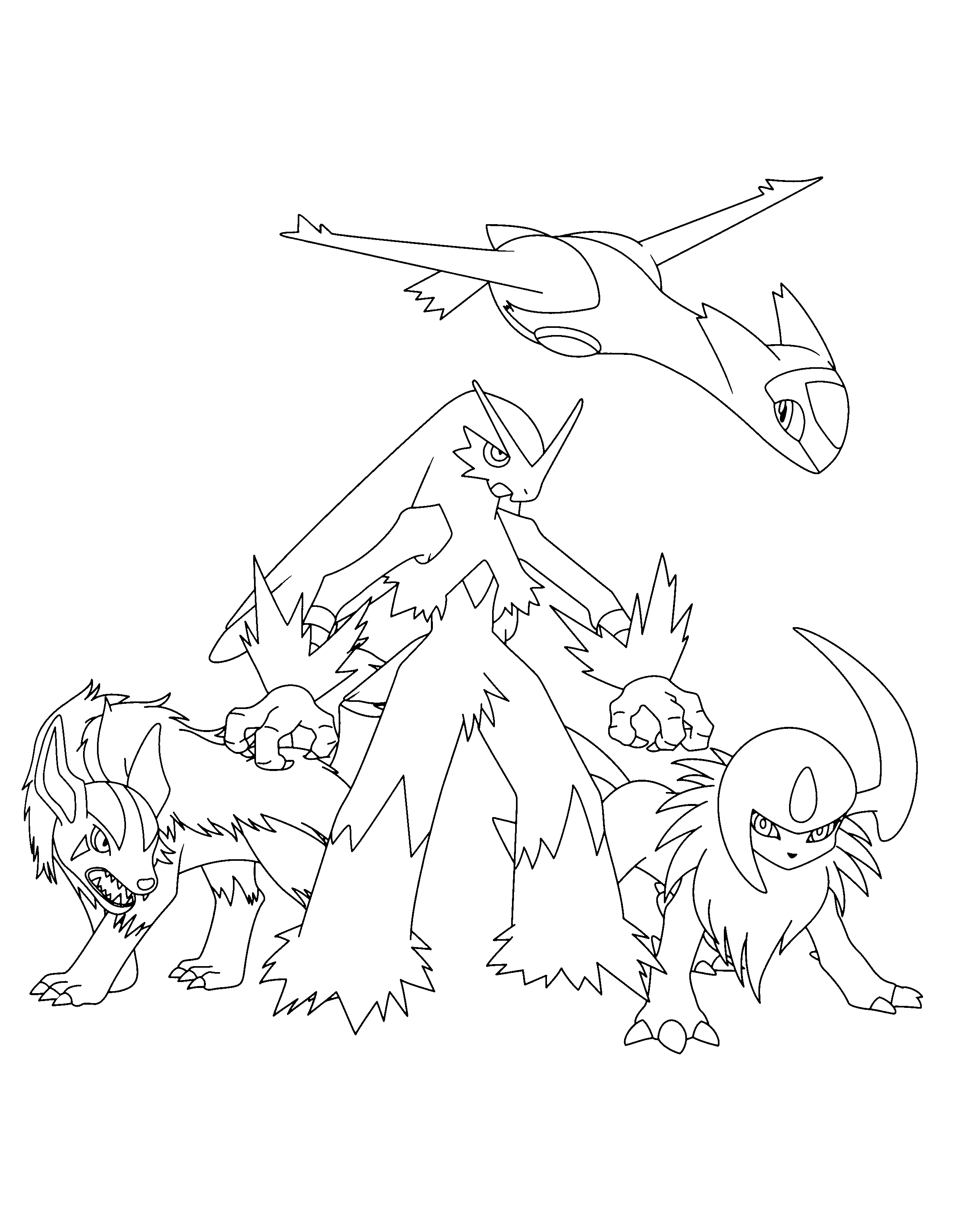 Pokemon coloring pages