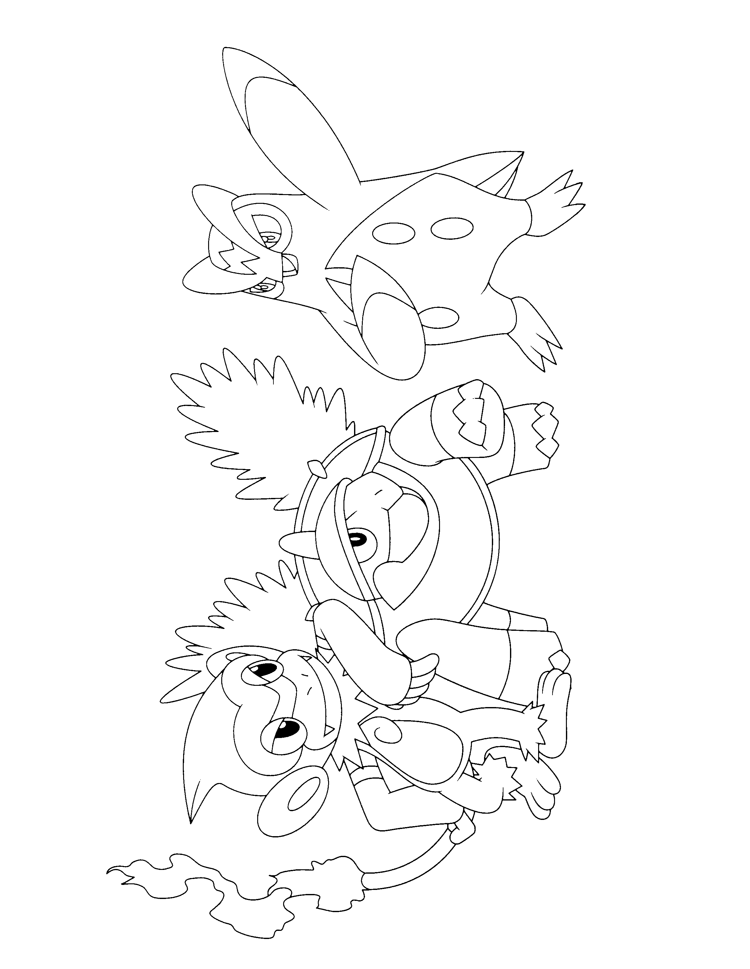 Pokemon coloring pages
