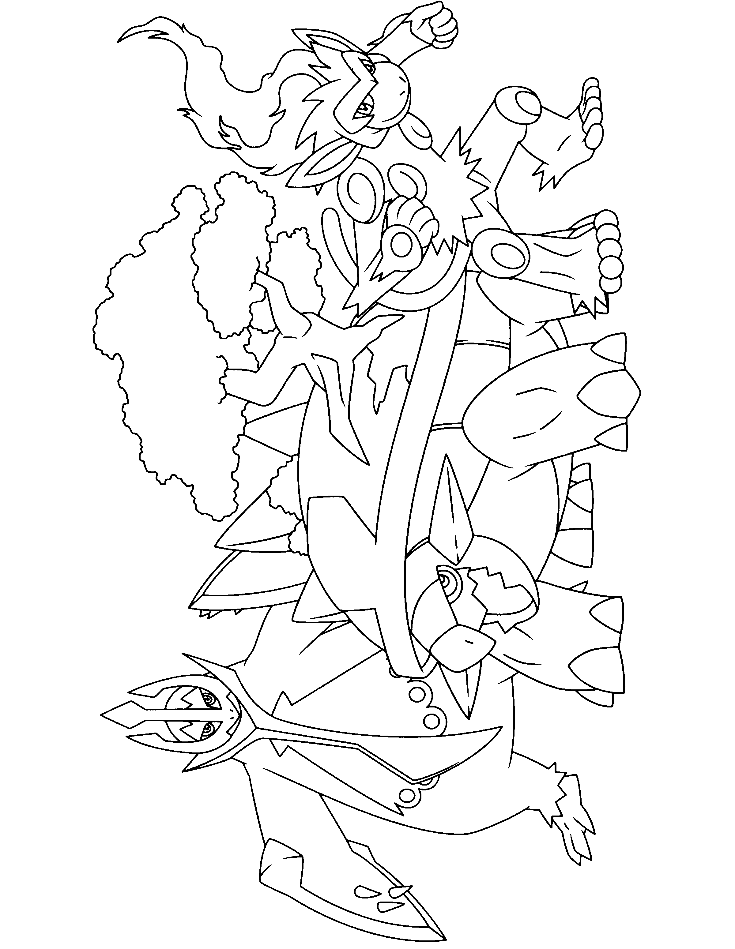 Pokemon coloring pages