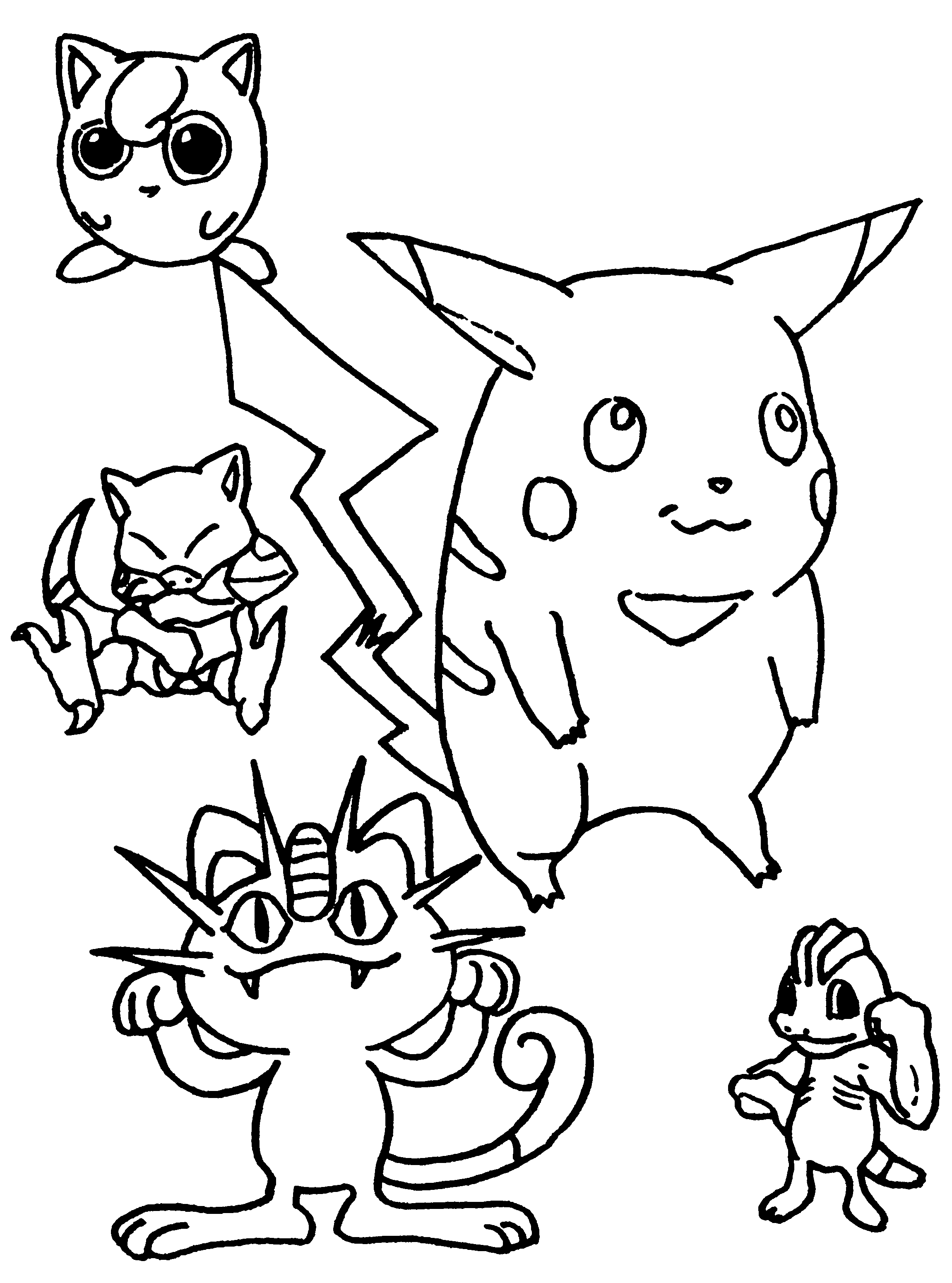 Pokemon coloring pages