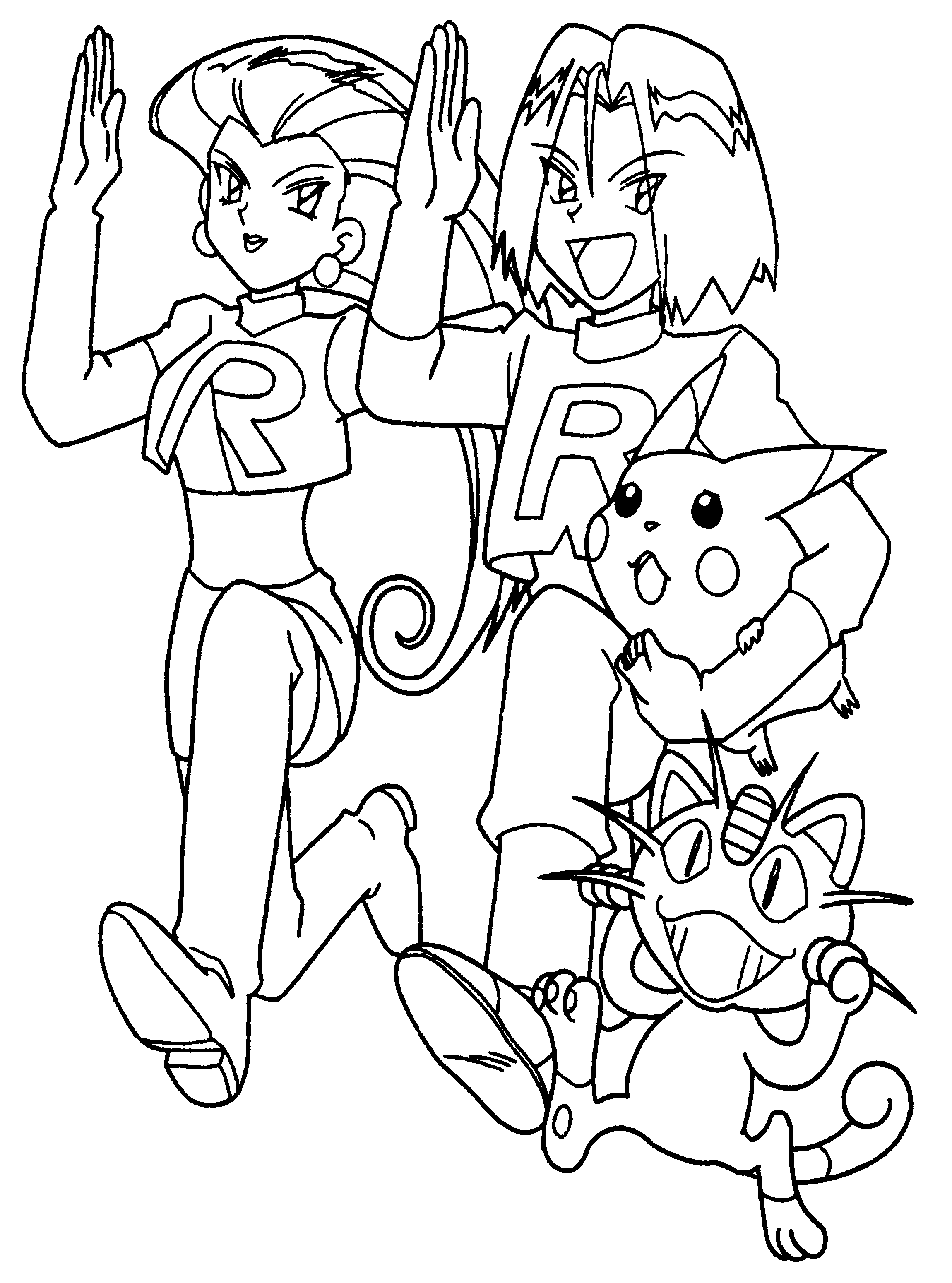 Pokemon coloring pages