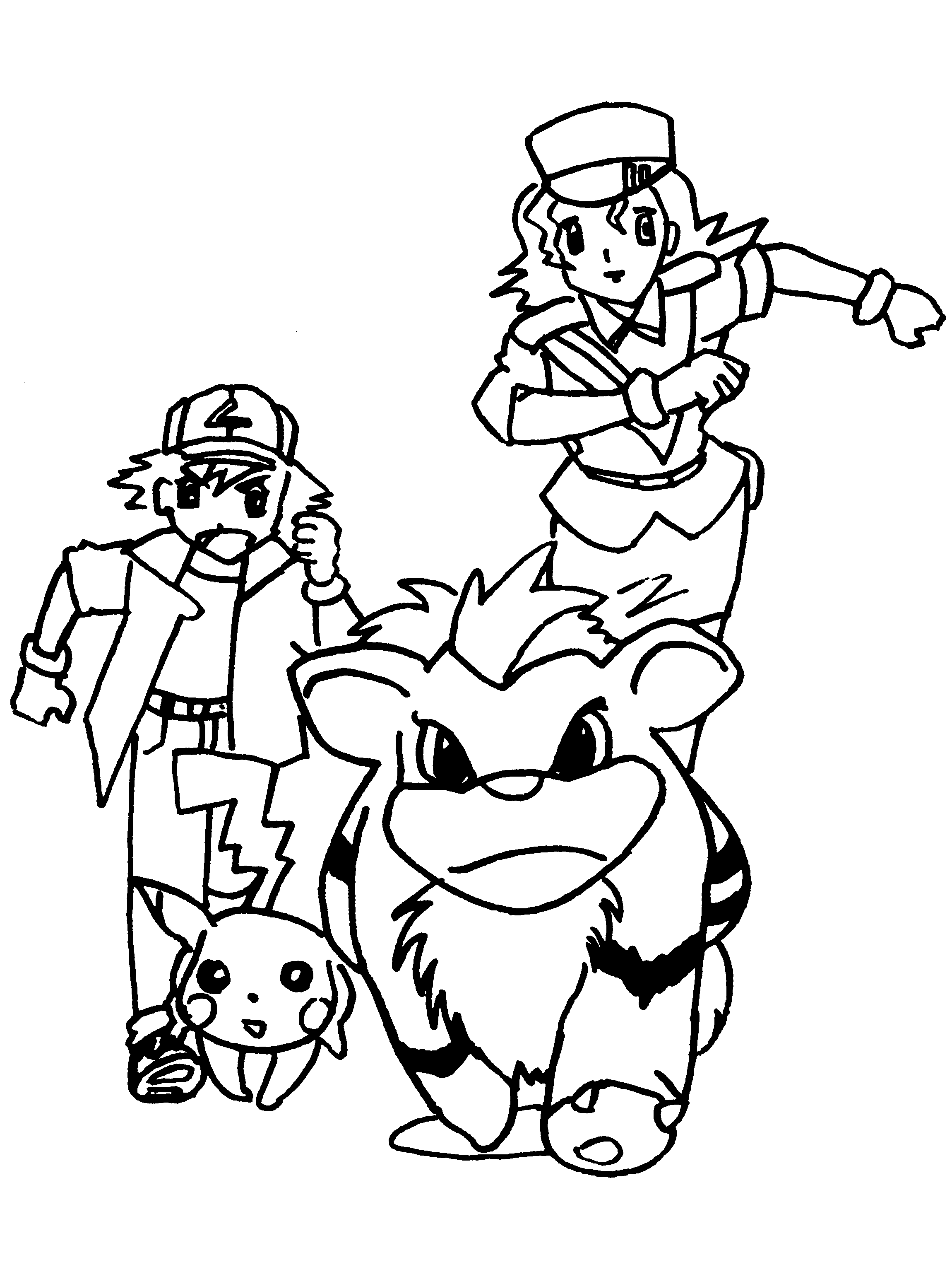 Pokemon coloring pages