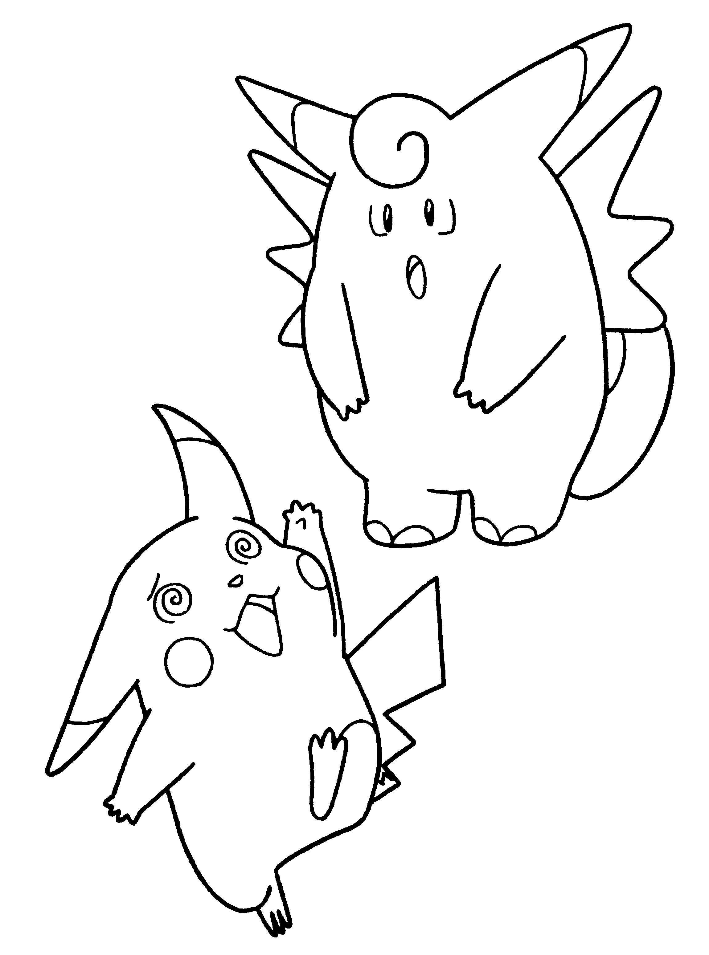 Pokemon coloring pages