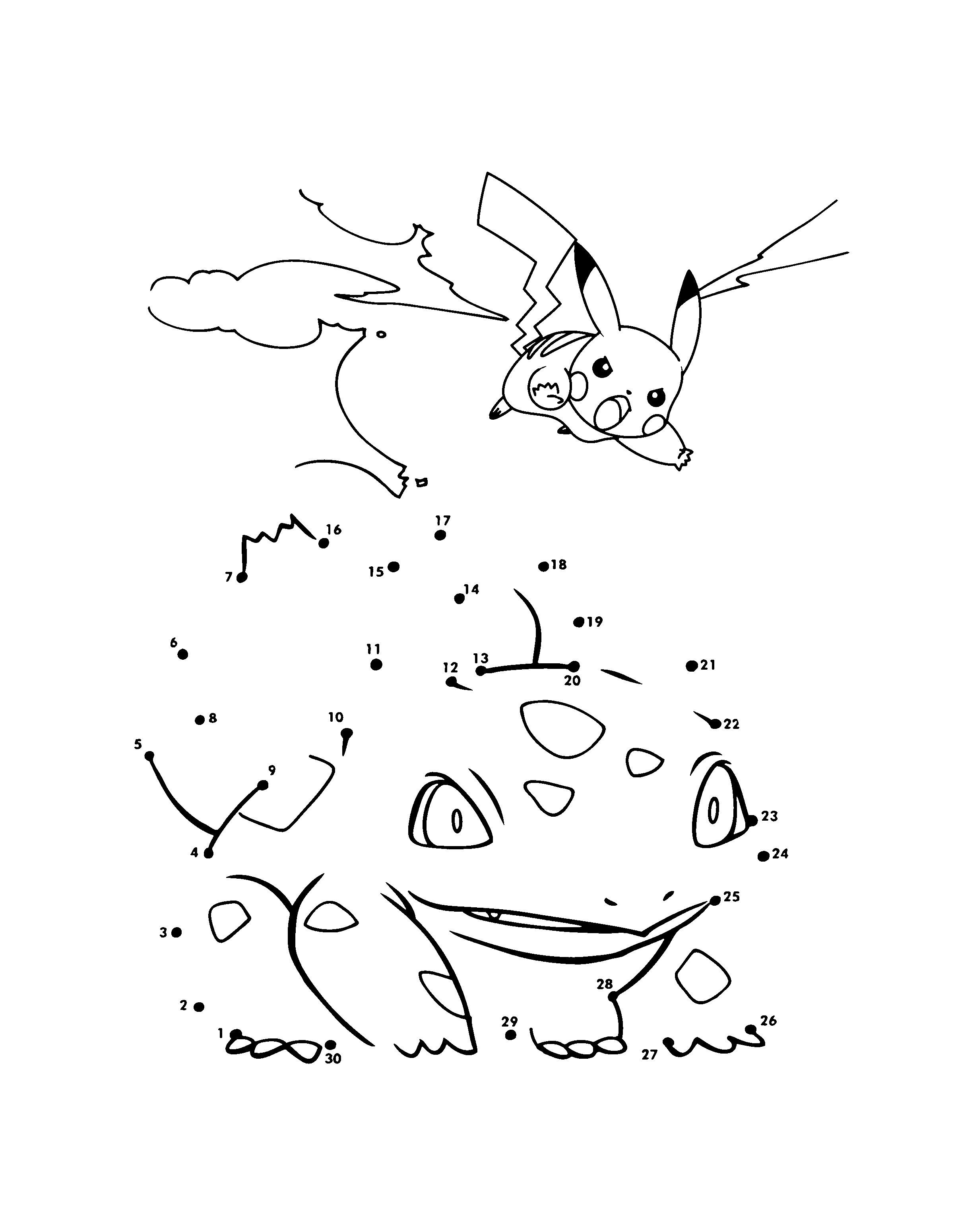 Pokemon coloring pages