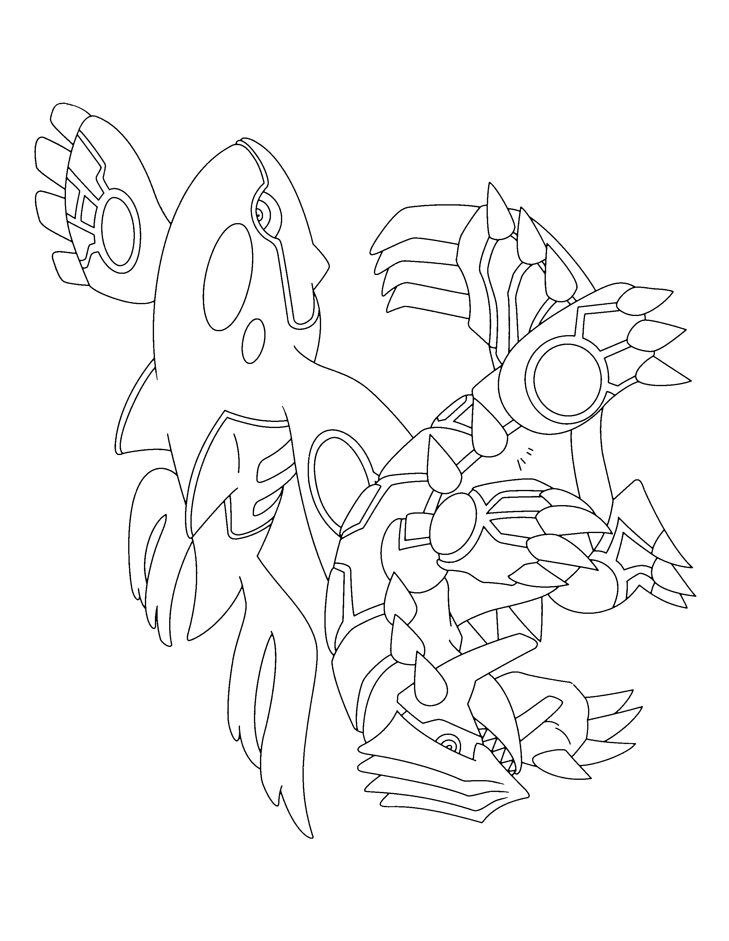 Pokemon coloring pages