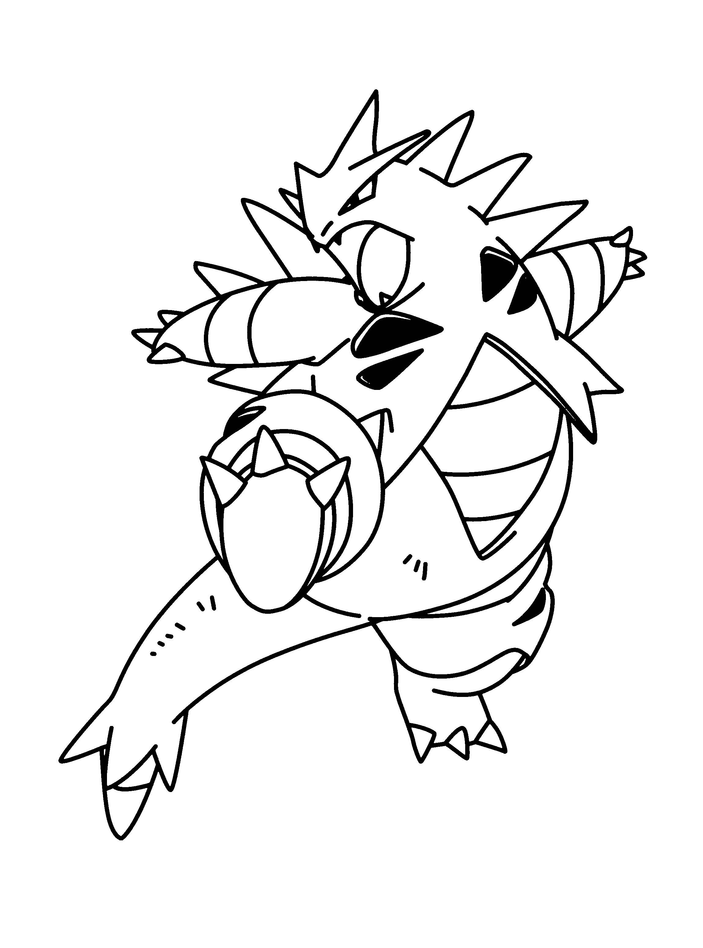 Mega Pokemon Coloring Pages